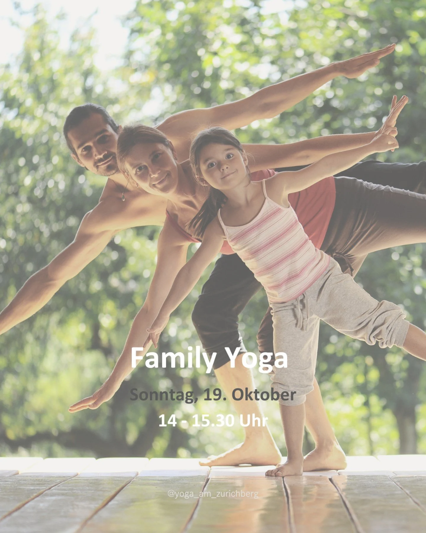 👨‍👩‍👧 Family Yoga mit Paula Romero
📅 Sonntag, 19. Oktober 2025
💰 ab 25 CHF | Anmeldung offen
✨ Tauch mit deiner Familie in ein unvergessliches Yoga-Abenteuer ein!
Freu dich auf Bewegung, Spiel, Entspannung – und ganz viel Freude.