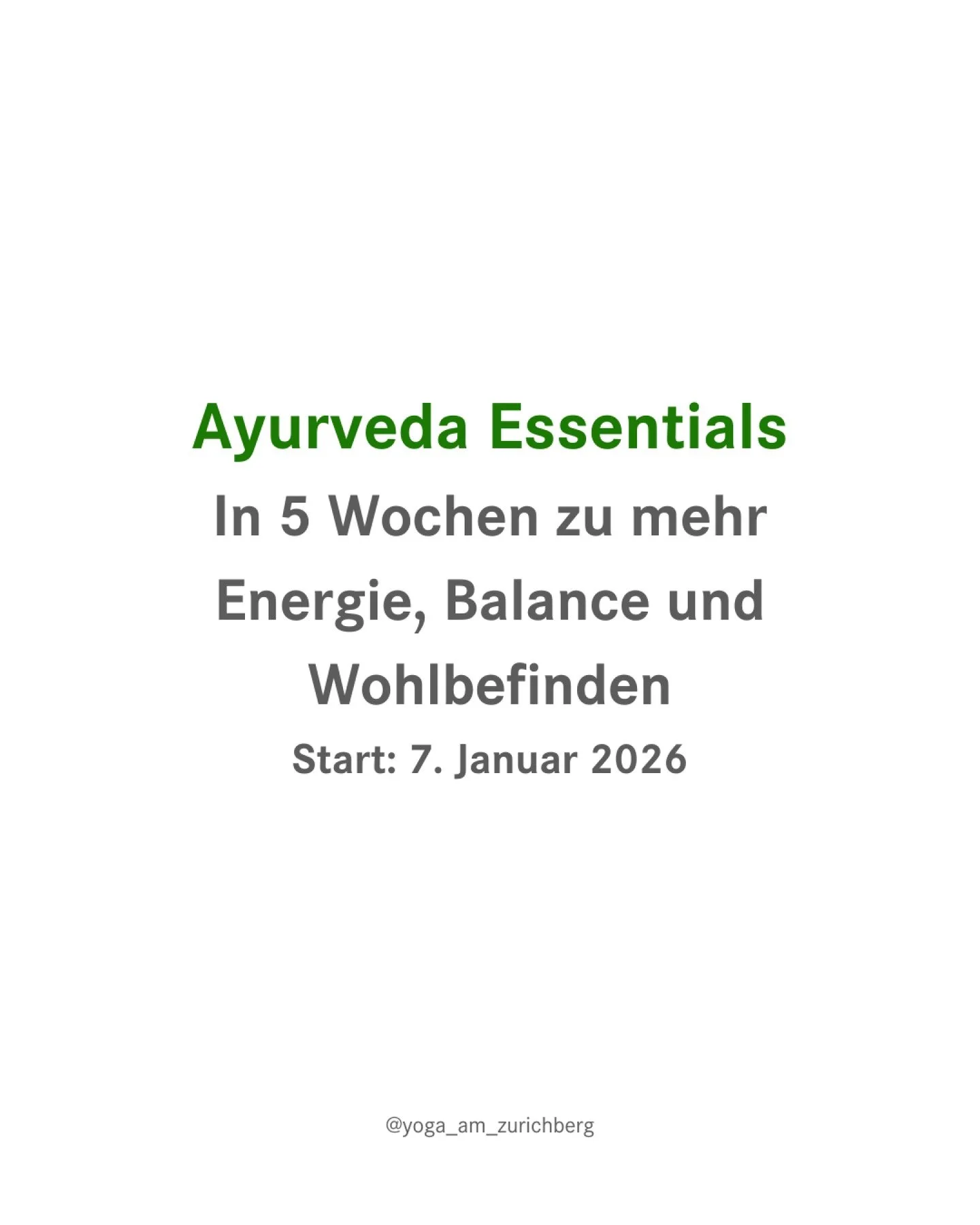 Nach Ayurveda ist vor Ayurveda.

Unsere Ayurvedische Reinigungswoche ist vorbei &ndash; und viele von euch haben mir r&uuml;ckgemeldet, wie gut ihnen diese Tage getan haben: mehr Leichtigkeit, mehr Energie, mehr Klarheit.
Wenn du das Gef&uuml;hl hast