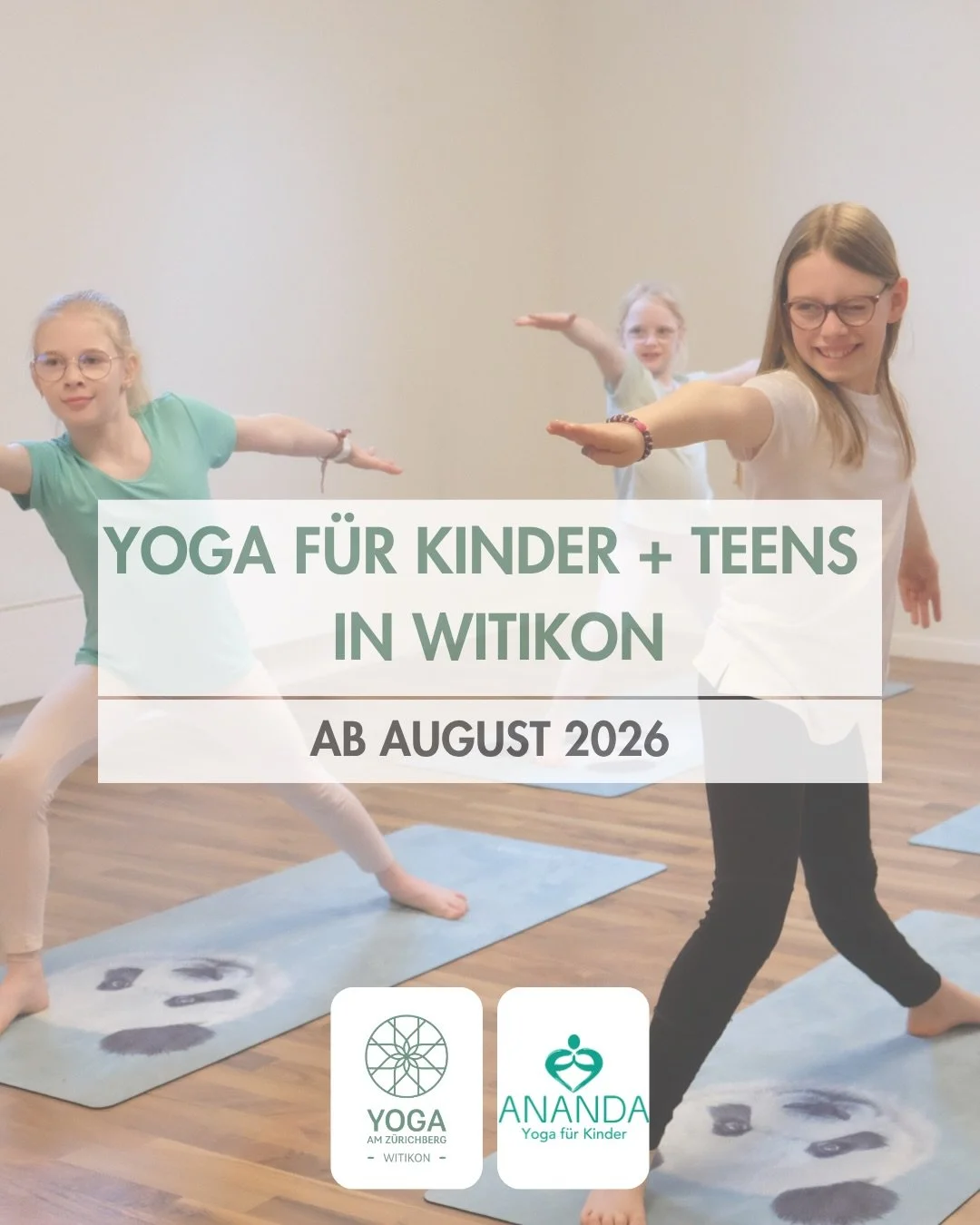 ✨ Kinderyoga &amp; Teen-Yoga in Witikon ✨

Ab dem 26.08.2026 schaffen wir einen Ort, an dem Kinder und Teens sich bewegen, entspannen und einfach sie selbst sein d&uuml;rfen. 🤍

📍 Yoga am Z&uuml;richberg Witikon (Buchzelgstrasse 114) 
🤍 Kostenlose