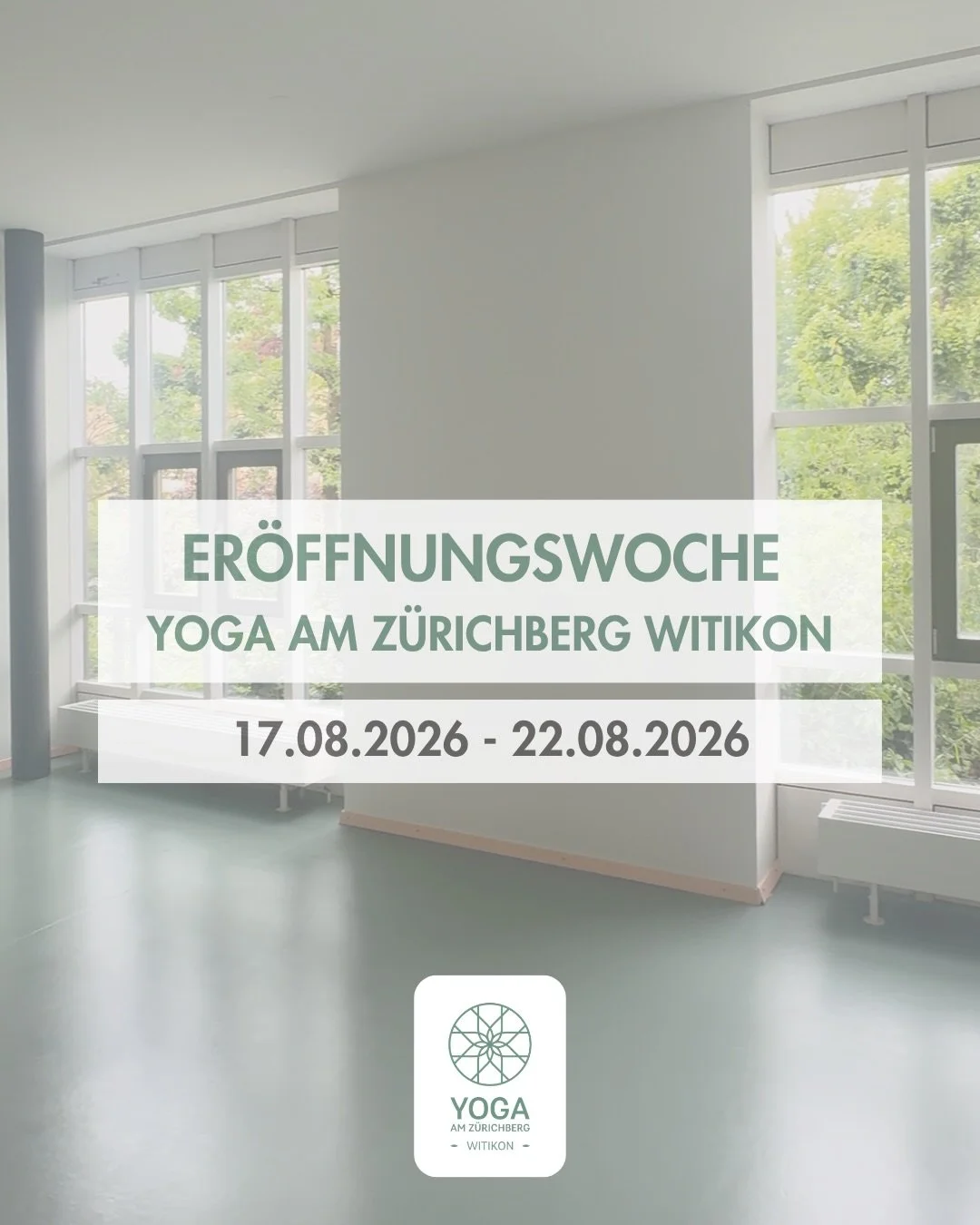Unsere Er&ouml;ffnungswoche steht bevor! 🤍

Vom 17.&ndash;22. August feiern wir die Er&ouml;ffnung unseres neuen Studios in Witikon und du bist herzlich eingeladen!

Freu dich auf:
🤍 Alle Lektionen f&uuml;r nur CHF 25
🤍 20 % Rabatt auf 5er- &amp; 