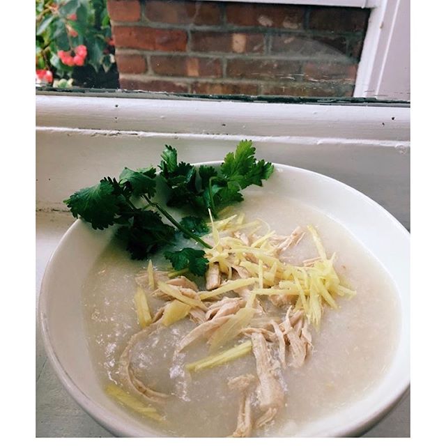 Today&rsquo;s Savory Special: Chicken Congee, the perfect comfort food **limited availability**