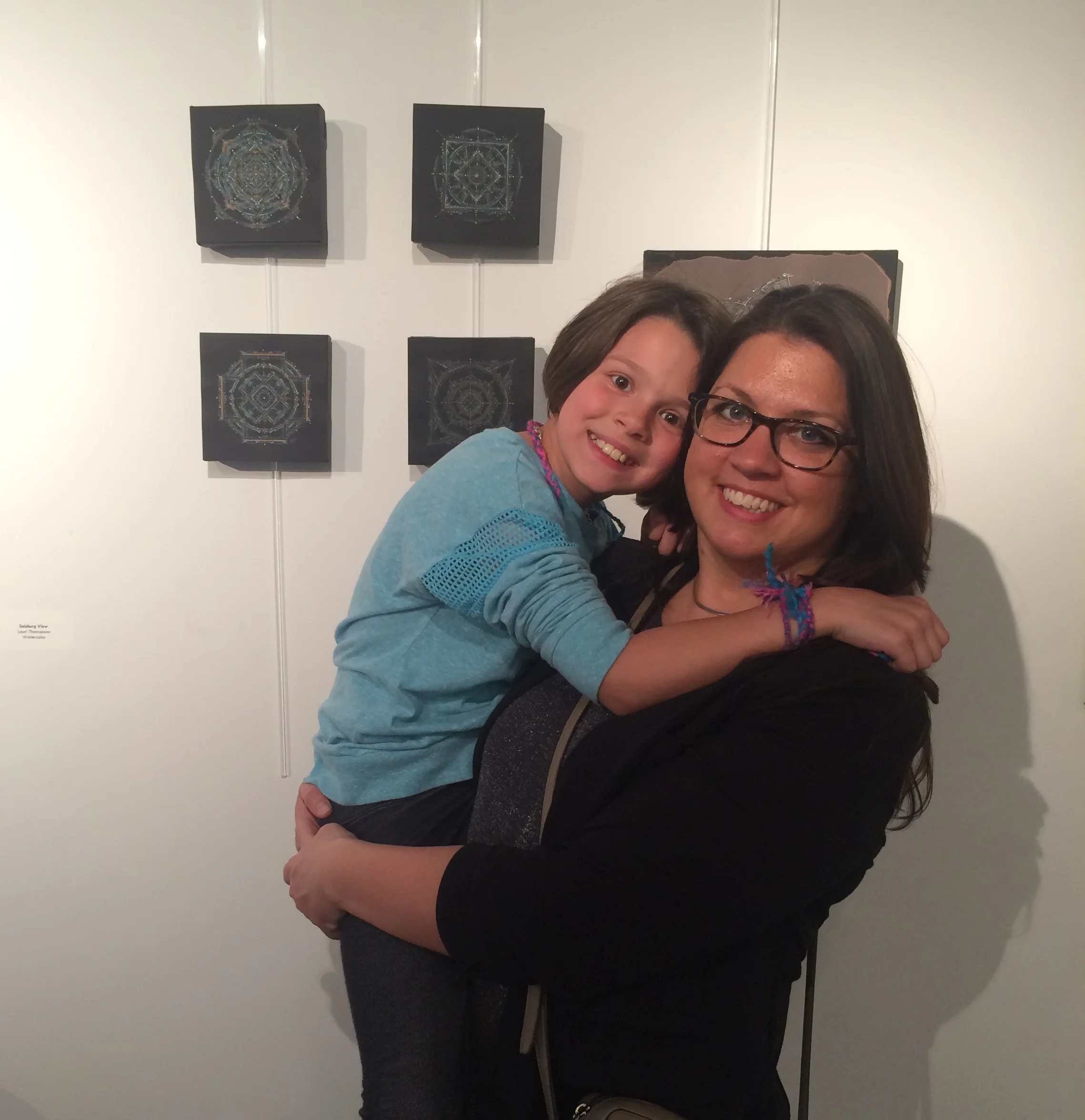 Neve and mommy art show.JPG