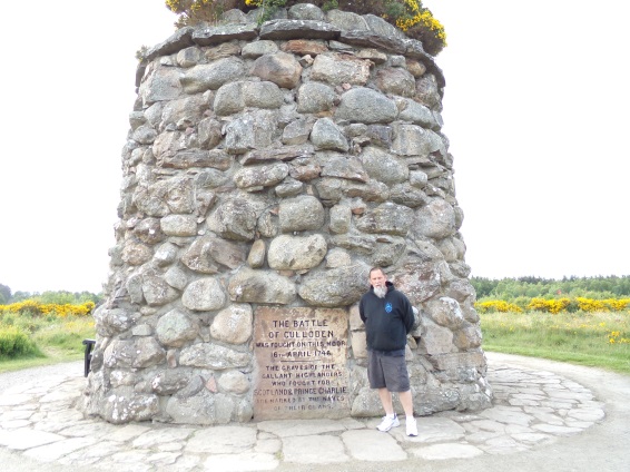 Jerry at Culloden Battle Monument
