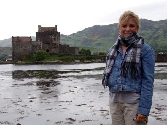 Mia at Eilean Donan Castle