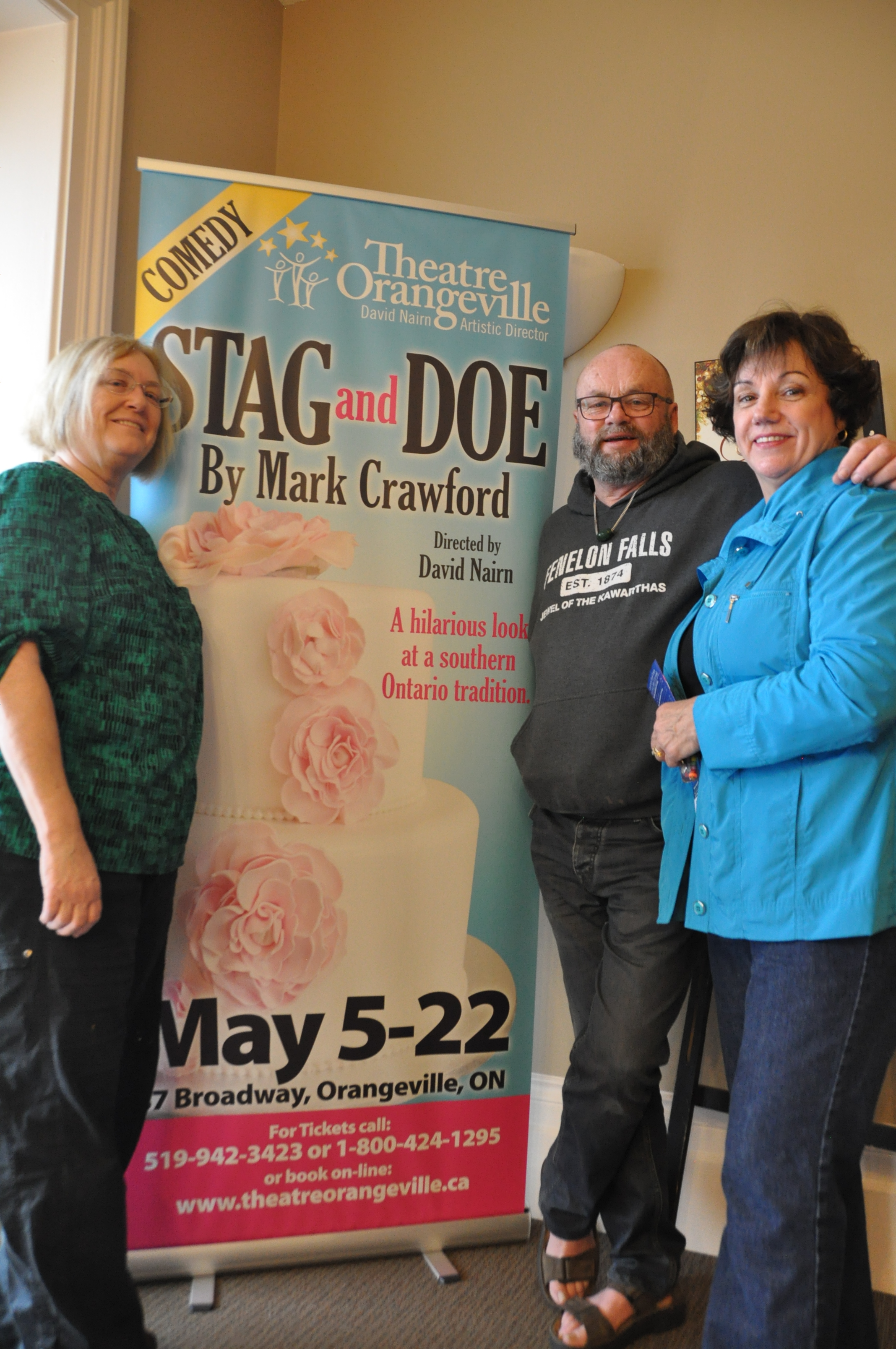  SOVA artists Lynden Cowan, Robert Chisholm and Charlene Nickels exhibiting at Theatre Orangeville, 87 Broadway , Orangeville from April 22nd to June 3rd, 2016. 