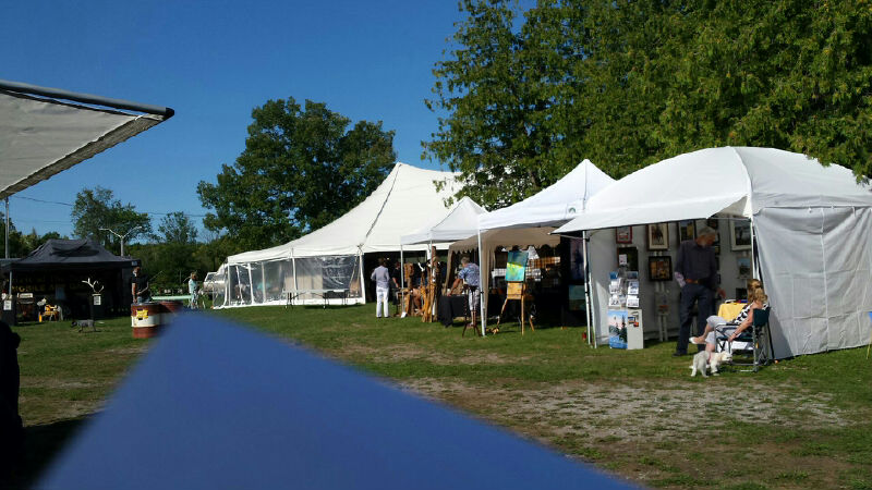 Artist Robert Chisholm was part of the Kawarthas Arts Festival September 2016.