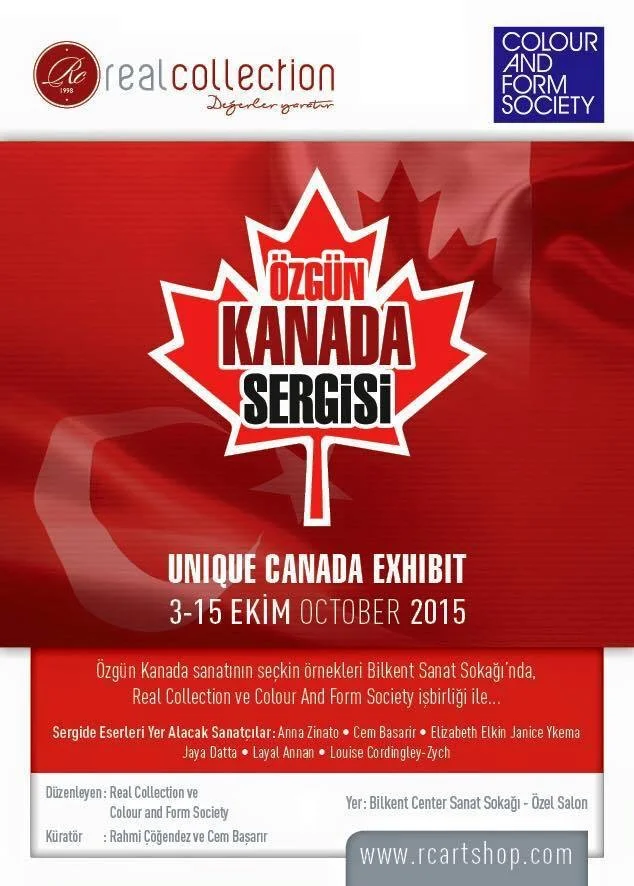  Artist Janice Ykema was in honoured to be in a group show in Turkey. 