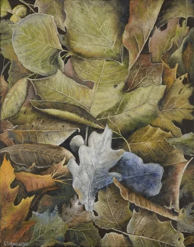 “ Lost in the Leaves”, 28” by 22”