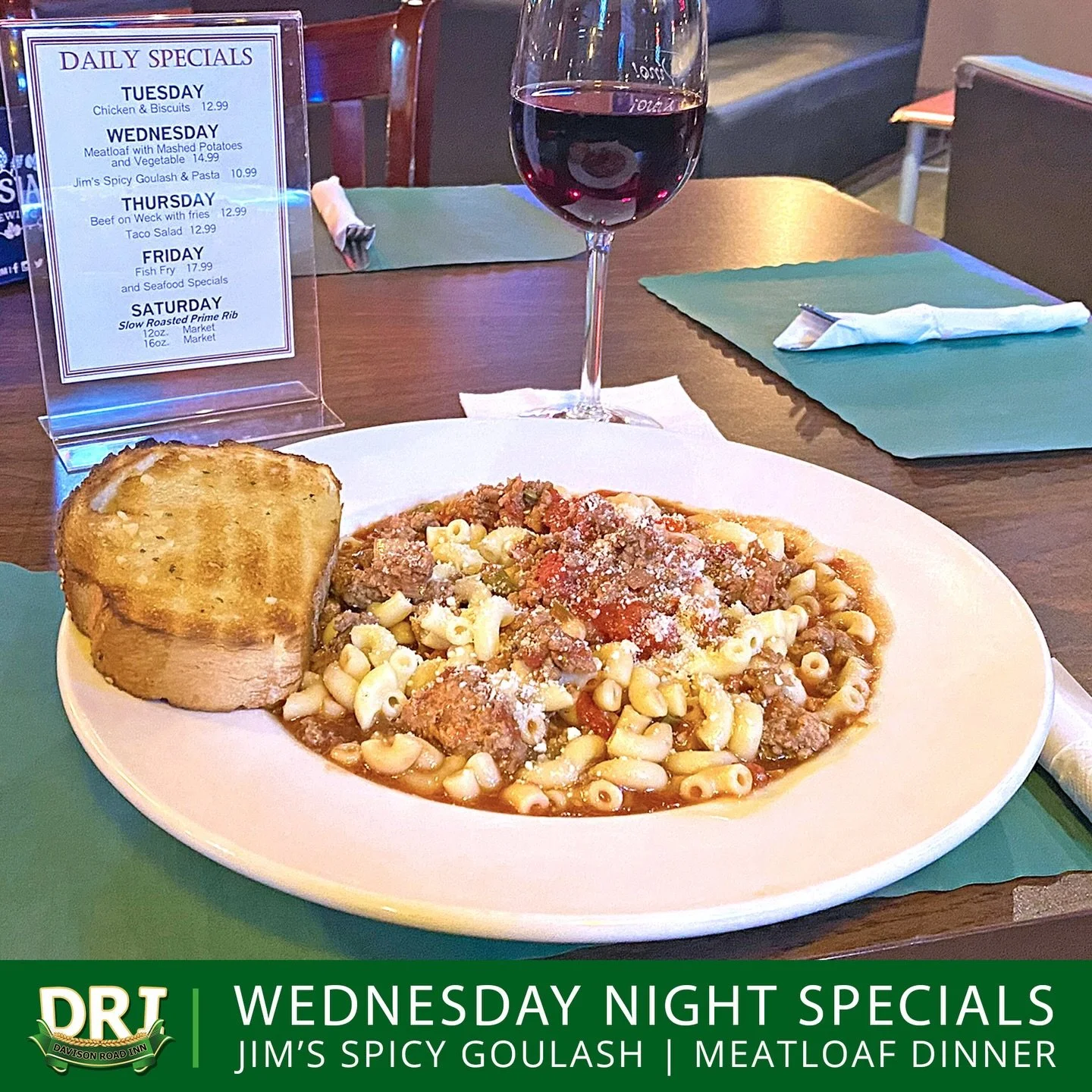 𝐋𝐨𝐜𝐤𝐩𝐨𝐫𝐭, 𝐇𝐚𝐯𝐞 𝐘𝐨𝐮 𝐓𝐫𝐢𝐞𝐝 𝐉𝐢𝐦&rsquo;𝐬 𝐒𝐩𝐢𝐜𝐲 𝐆𝐨𝐮𝐥𝐚𝐬𝐡?!🍲🔥

If not you have to come in and try some of that spicy home-cooked goodness😋🔥! Also, every Wednesday we have our bacon-wrapped meatloaf with mashed potatoe