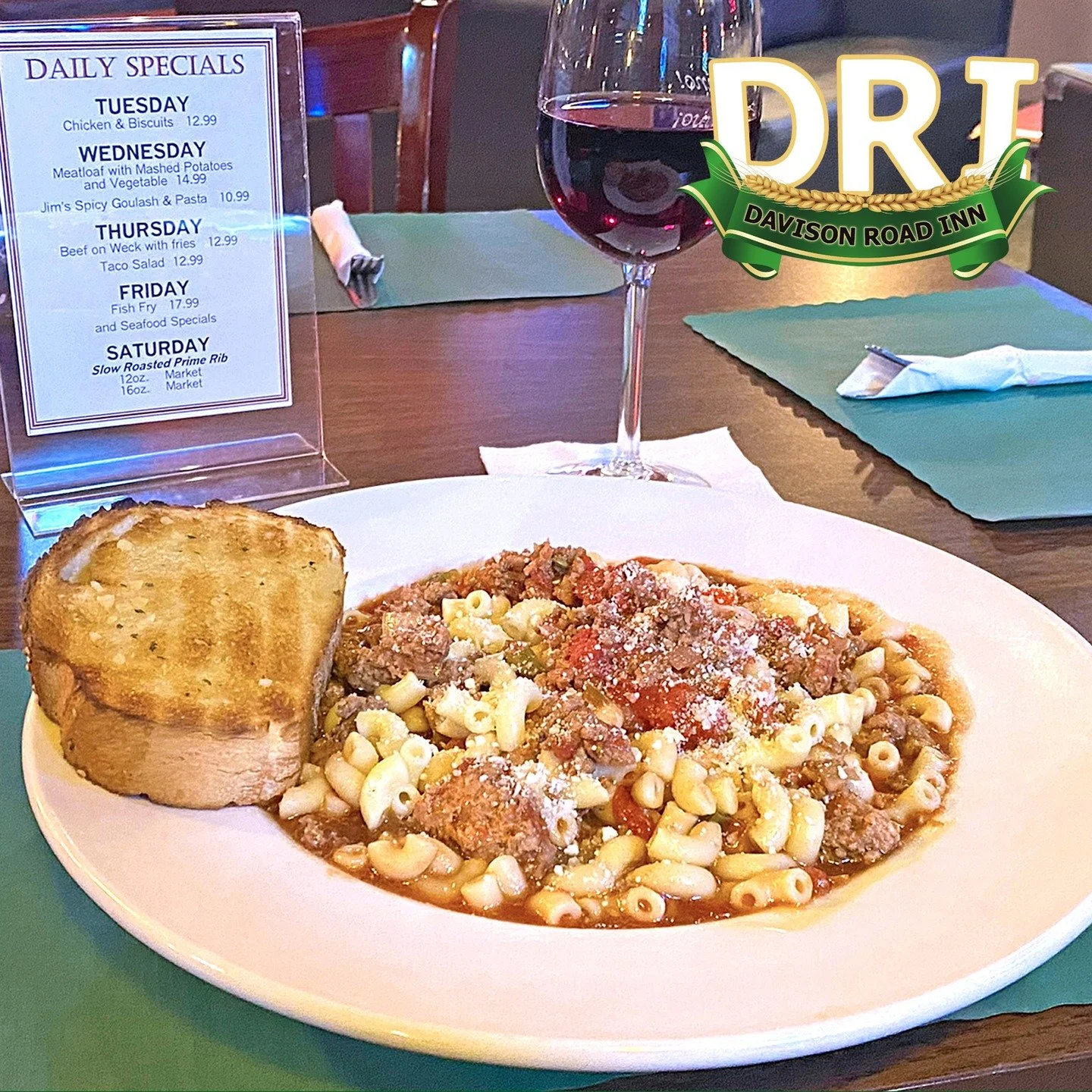 𝐋𝐨𝐜𝐤𝐩𝐨𝐫𝐭, 𝐇𝐚𝐯𝐞 𝐘𝐨𝐮 𝐓𝐫𝐢𝐞𝐝 𝐎𝐮𝐫 𝐒𝐩𝐢𝐜𝐲 𝐆𝐨𝐮𝐥𝐚𝐬𝐡?!🍲🔥

If not you have to come in and try some of that spicy home-cooked goodness😋🔥! Also, every Wednesday we have our bacon-wrapped meatloaf with mashed potatoes and veg