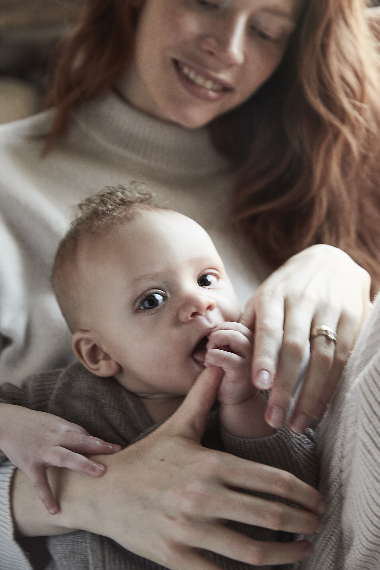 Mother &amp; Baby knitwear shoot, Fashion Stylist Sorrel Kinder
