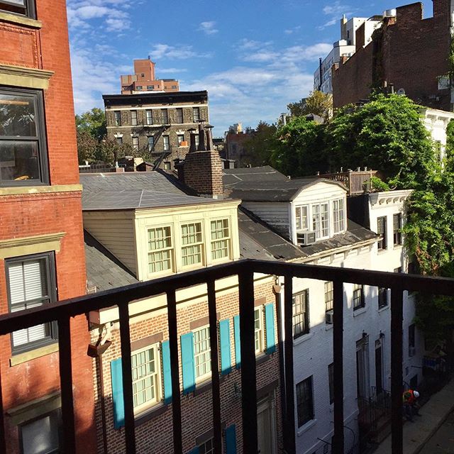 Coming soon!  A beautiful (but kinda small) Gay Street studio in a five-unit Federal townhouse!  Exposed brick, decorative fireplace, granite mantle, and a renovated kitchen with dishwasher.  #gaystreet #westvillage #greenwichvillage #waverlyplace #c