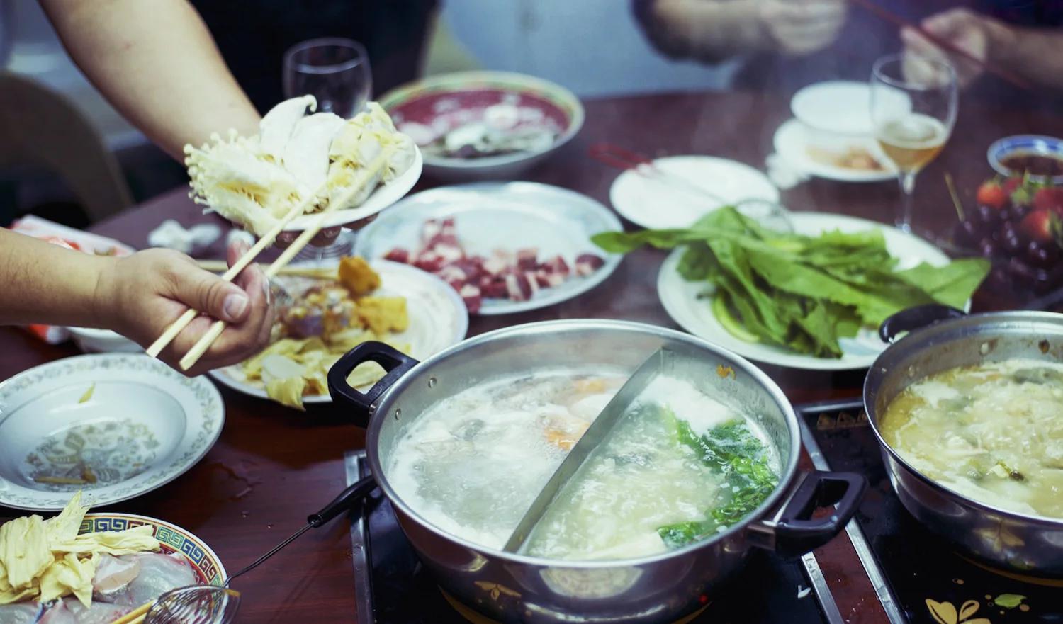 Local fisherman's hot pot, Aberdeen, Hong Kong