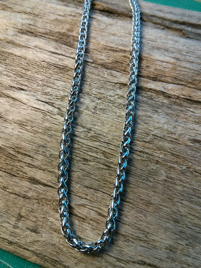Stainless Steel Woven Chain — Whimsey  Designer Jewelry, Art & Gifts in  Bellingham, WA