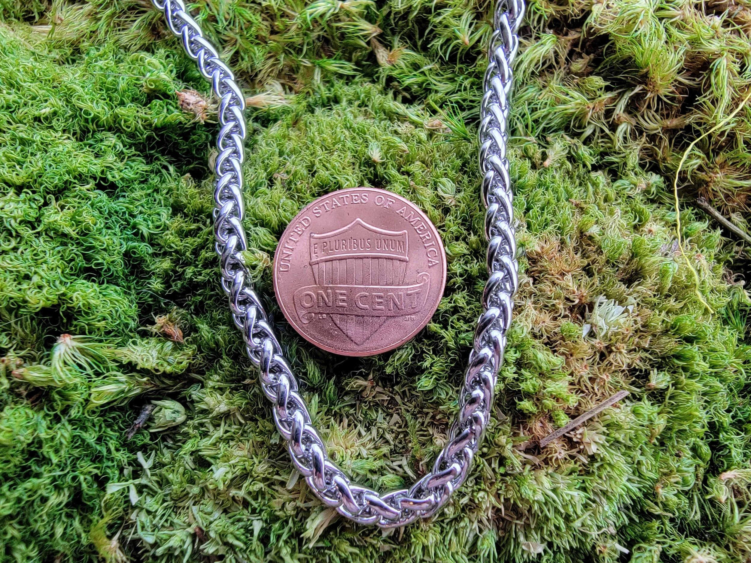 Stainless Steel Woven Chain — Whimsey | Designer Jewelry, Art