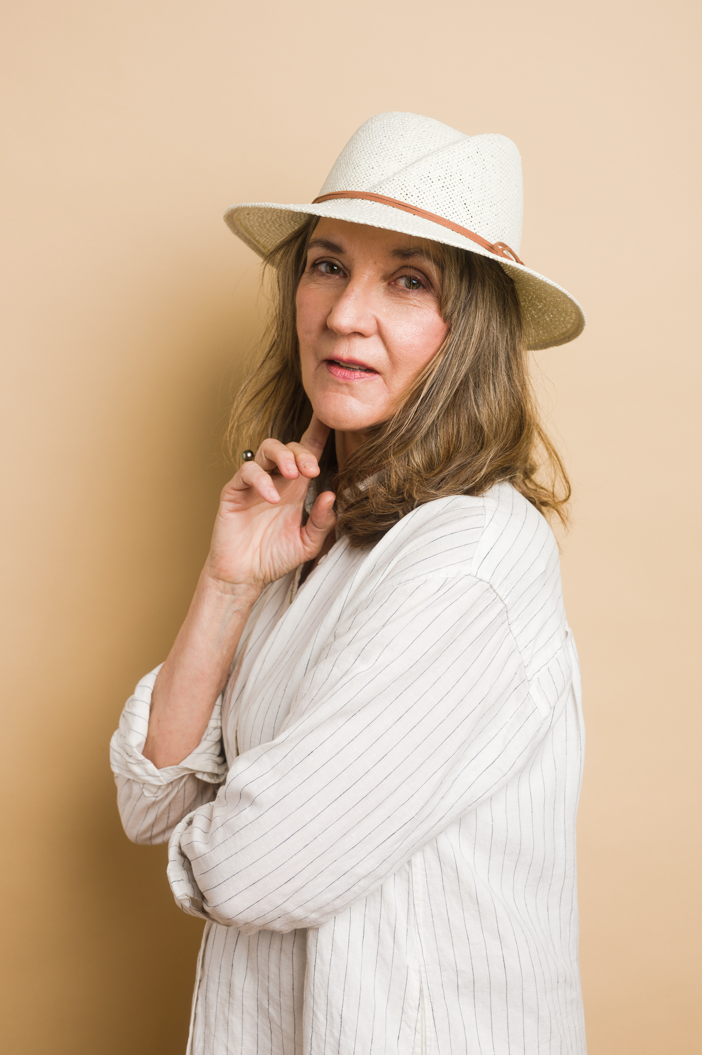 Salter Fedora - Chalk — Celina Kane