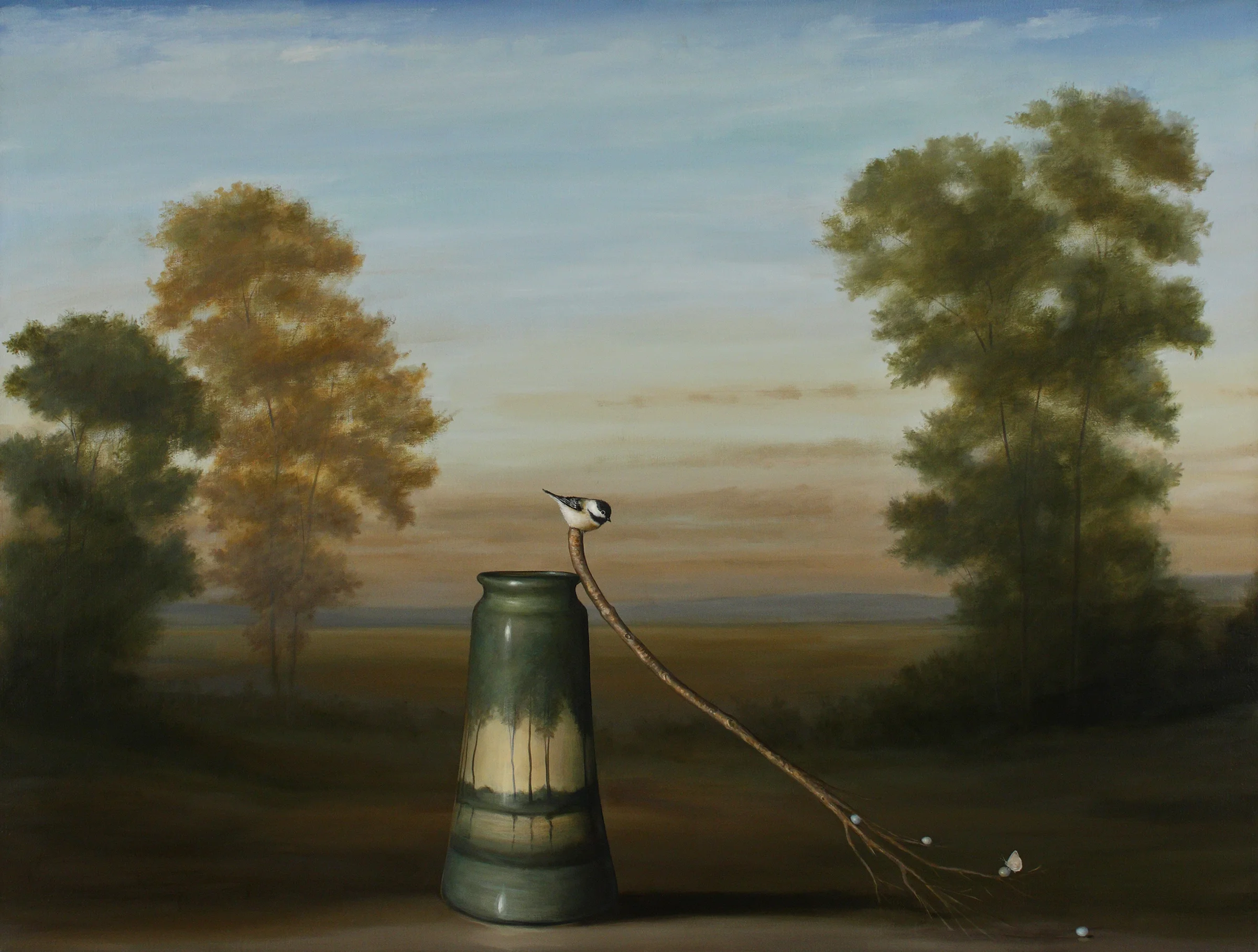 Landscape with Vase and Branch