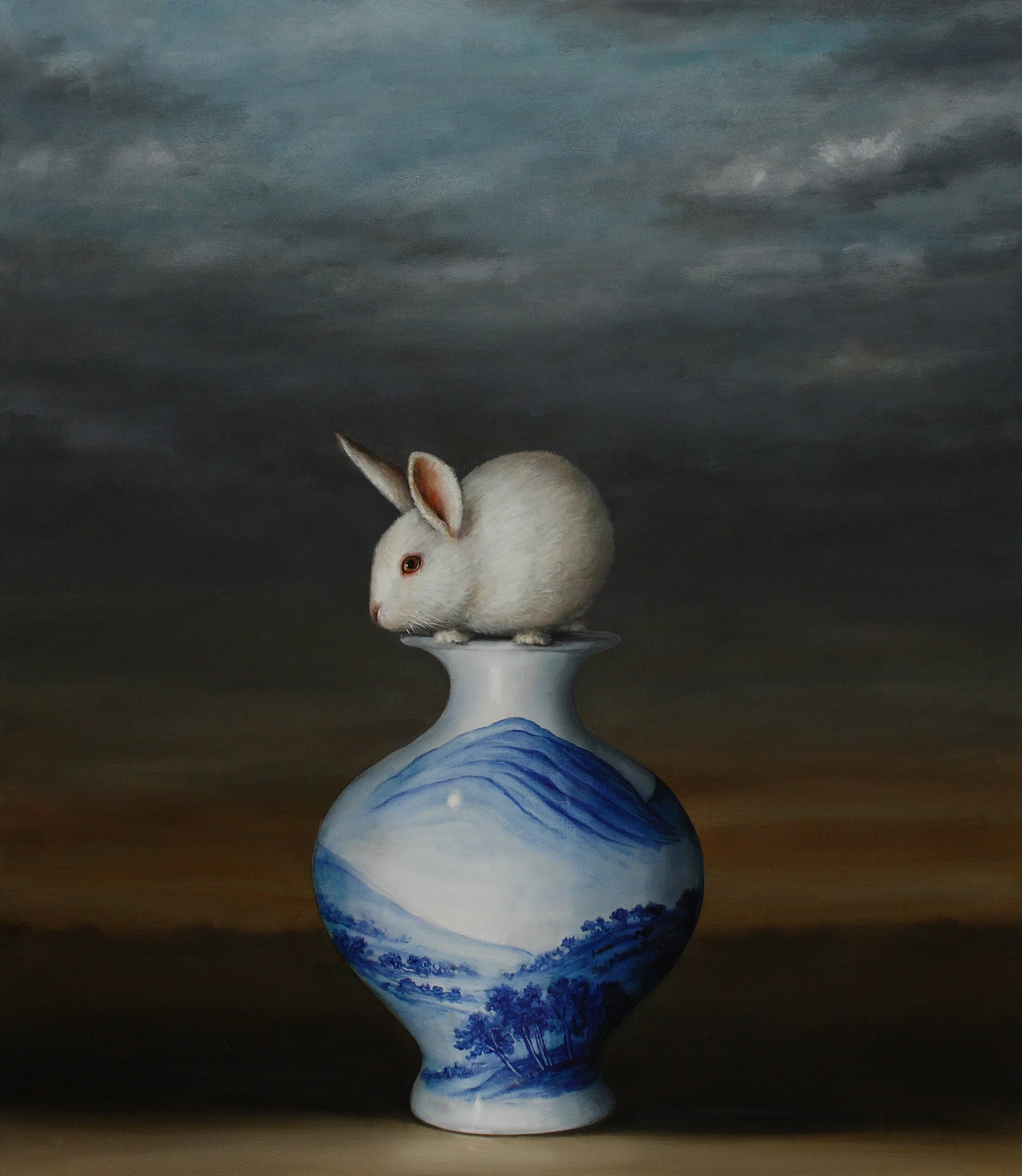 Rabbit on Vase
