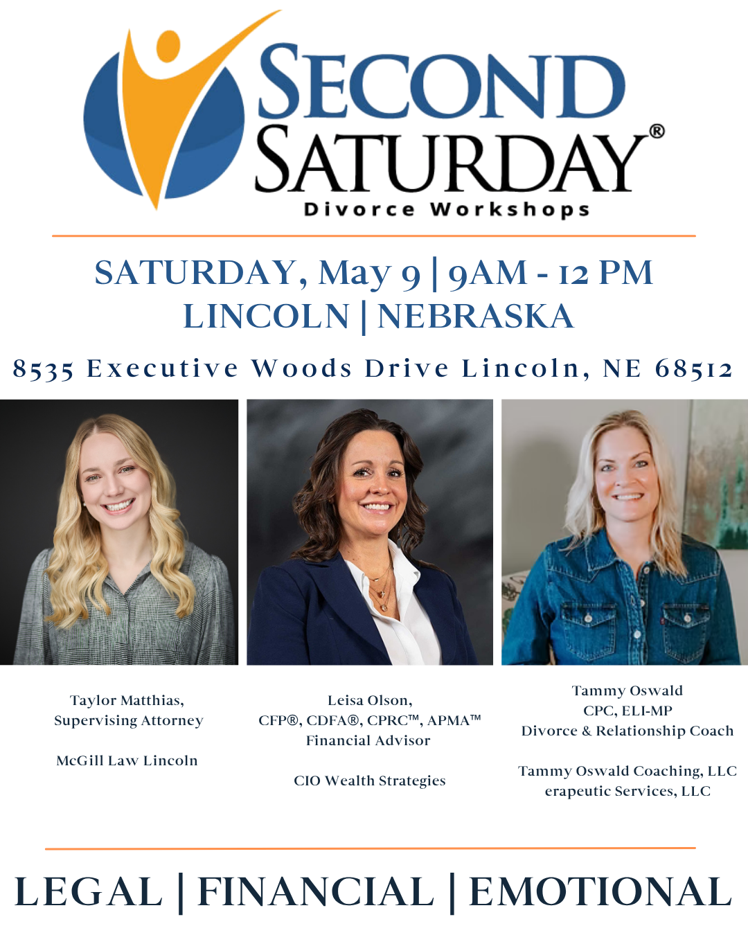 Second Saturday Divorce Workshop | Lincoln, NE