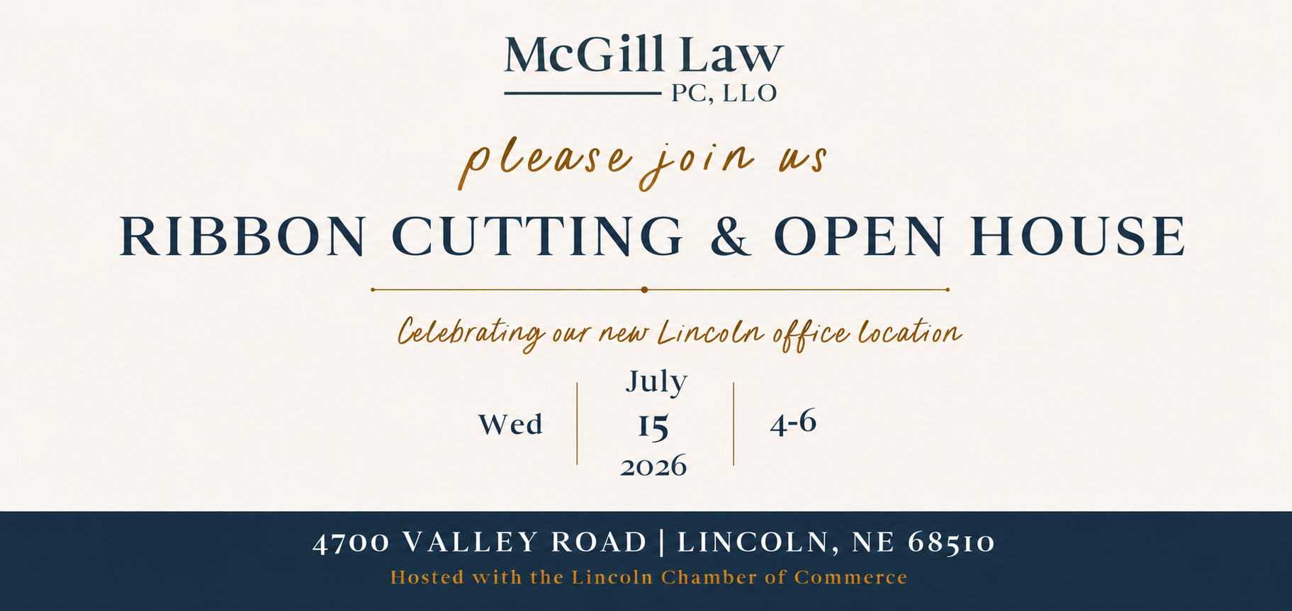 McGill Law Lincoln Open House &amp; Ribbon Cutting