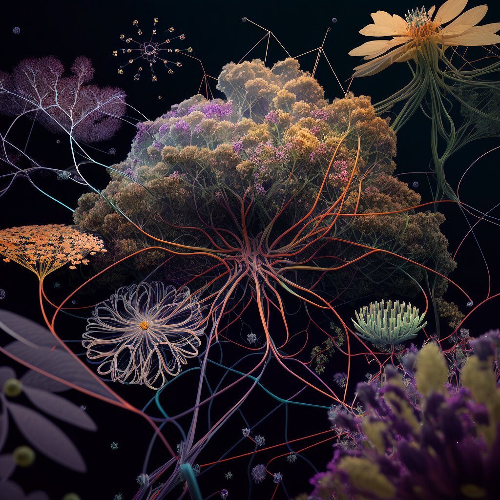 &ldquo;Dendritic Forest&rdquo;

Neuro-floral art series created by Jiyeon Kang using Midjourney and imagination

#dataart #visualization #art #aiart #midjourney #chatgpt #neuralnetworks #ai #artist #generativeart #flower #floral #flowerdesign