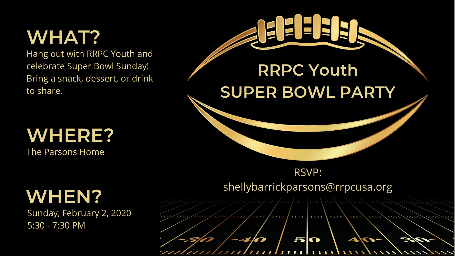 Youth Super Bowl Party