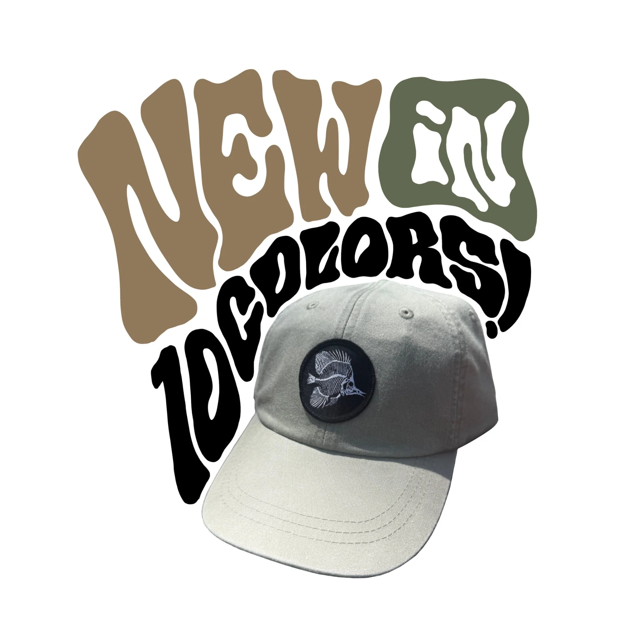 *NEW* Skelefin Fish Logo Hat