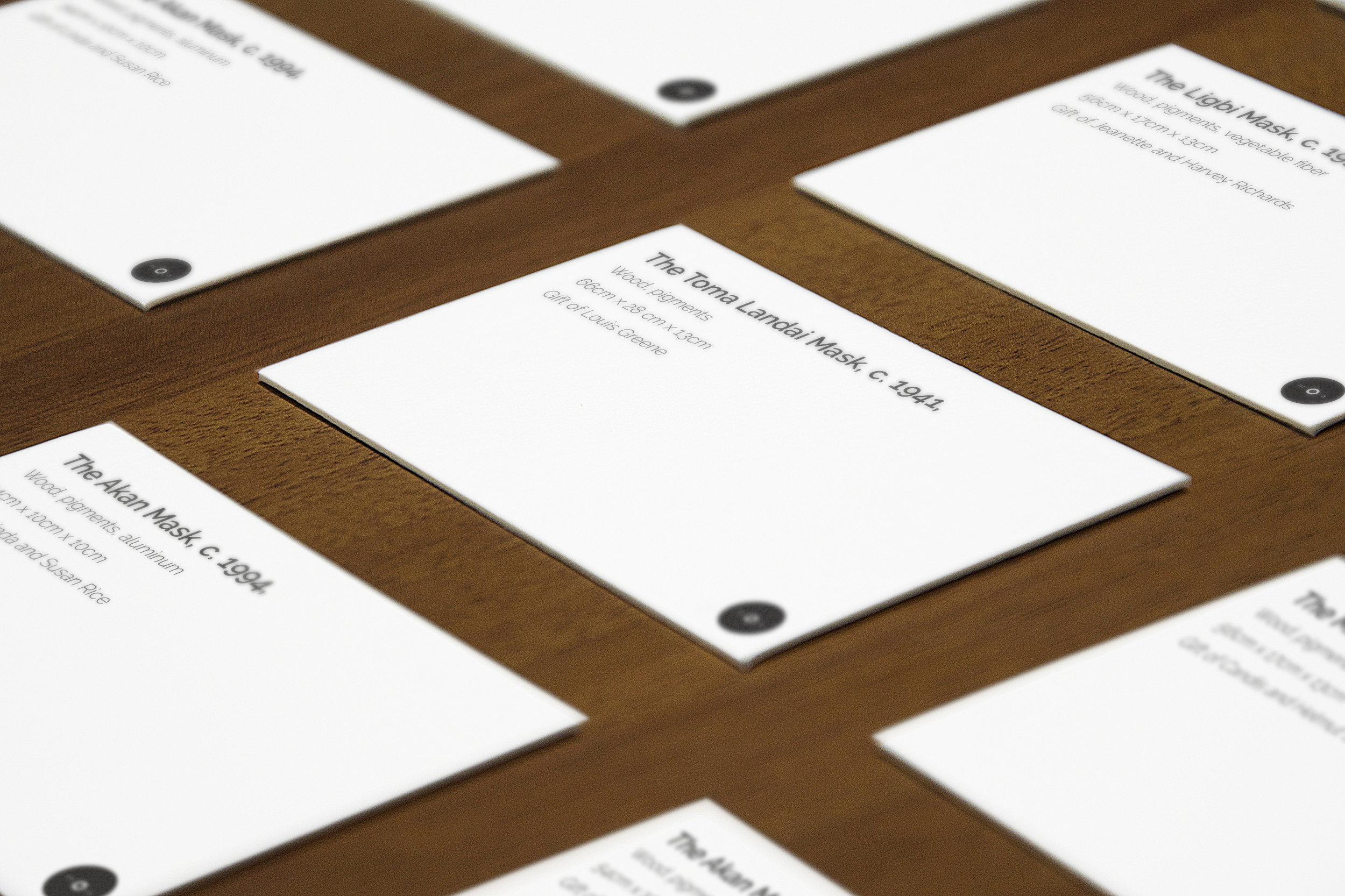 Artwork labels