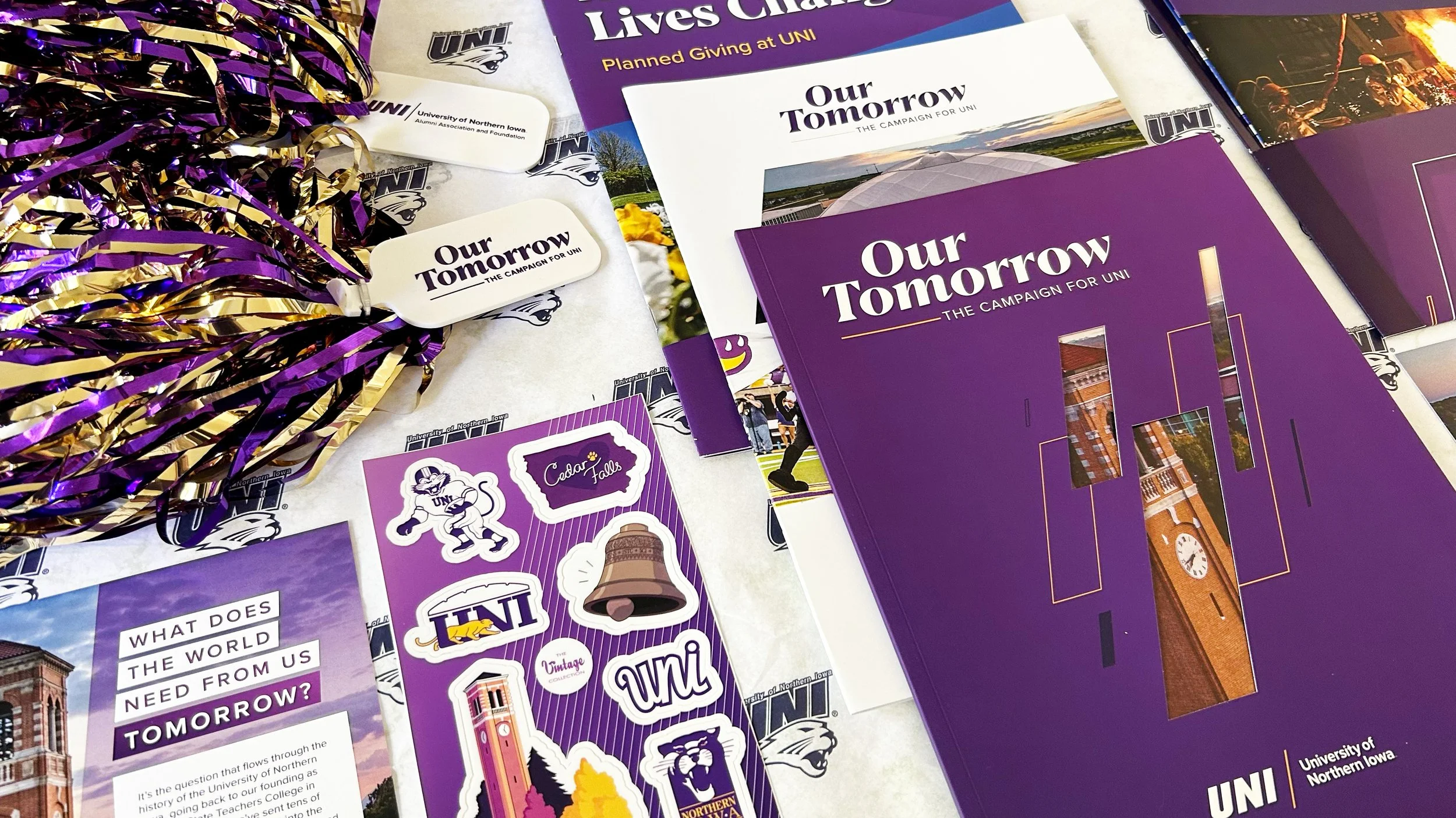 Branded campaign materials