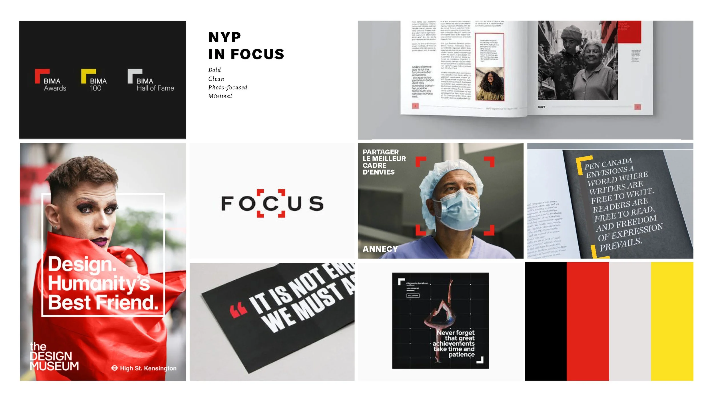 Campaign identity moodboard