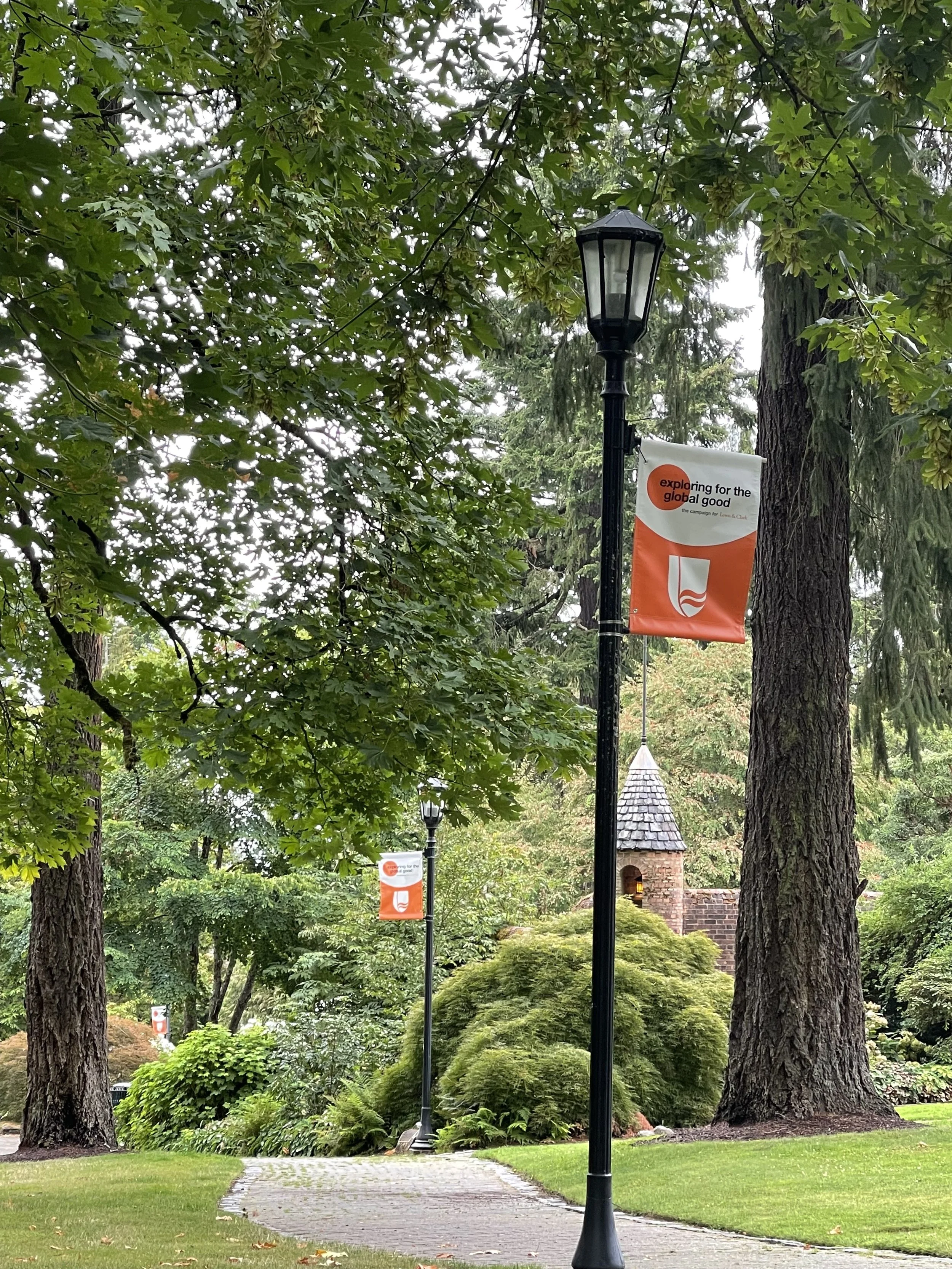 Campaign branded light post banners