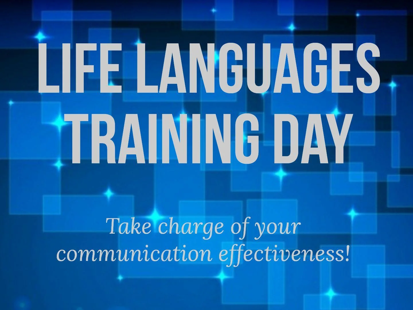 Life Languages Training Day