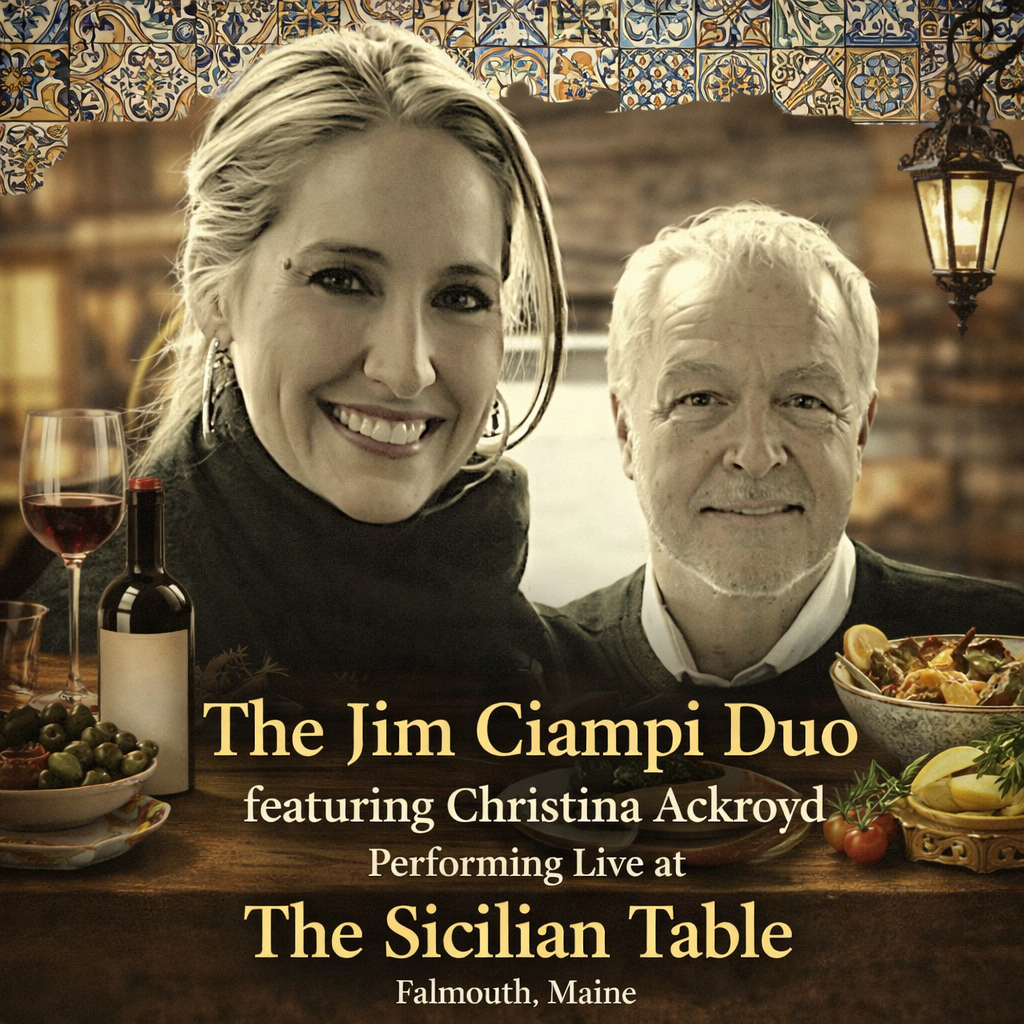 JIm Ciampi Duo featuring Christina Ackroyd * The Sicilian Table     