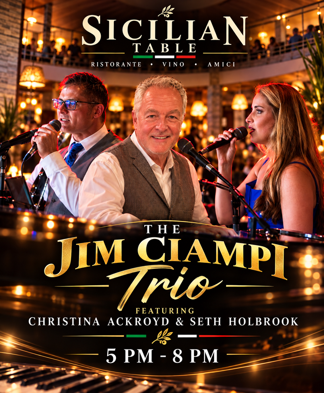 Jim Ciampi Trio * Sicilian Table * Falmouth ME