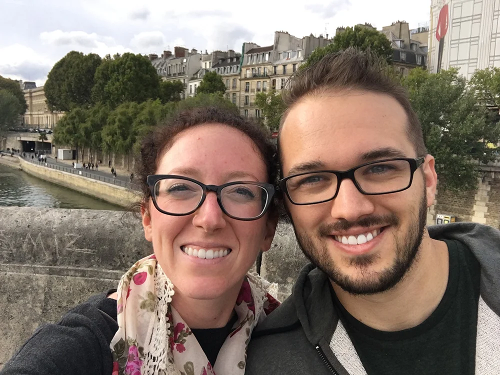 Sitting on the Pont Neuf