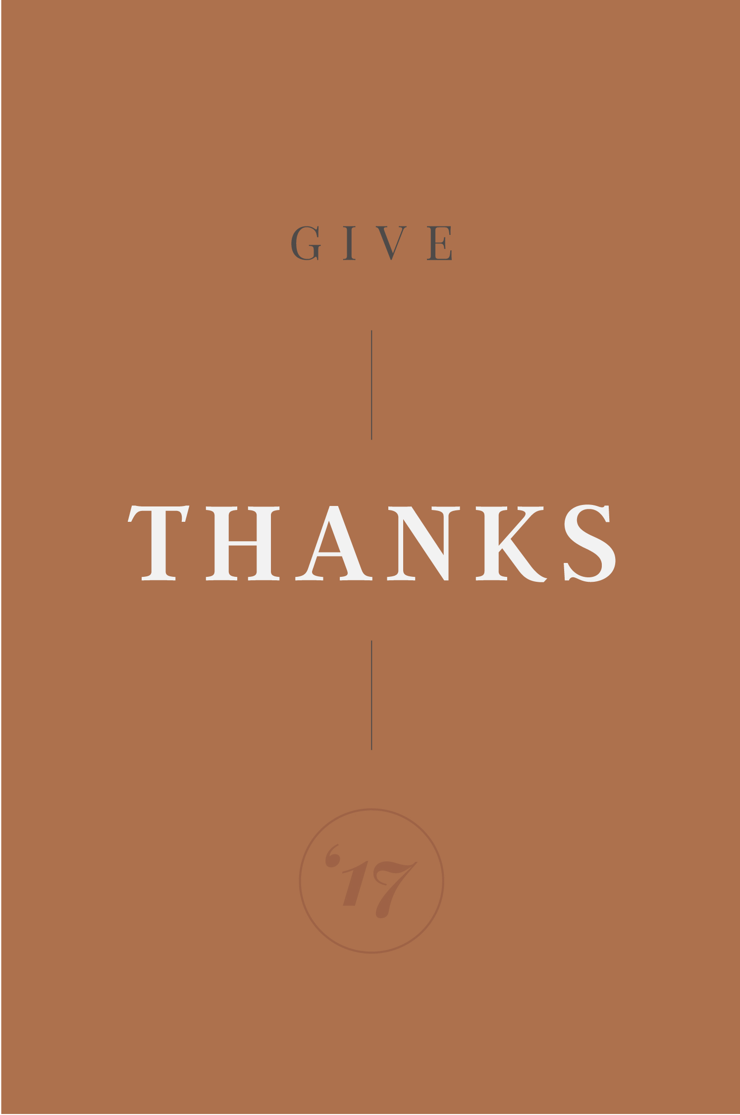 Thankful this Thanksgiving