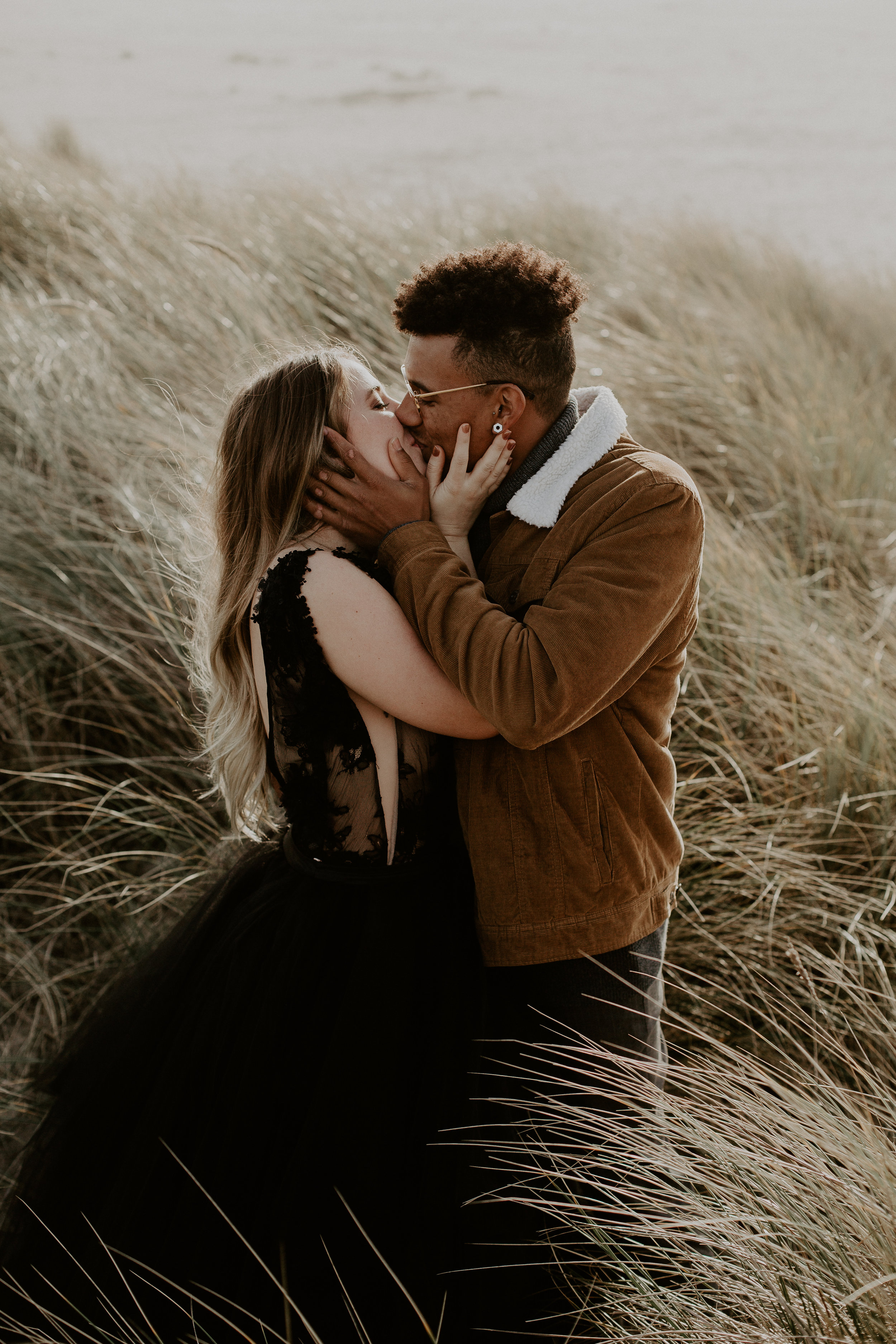 Beachside Elopement: Portland, Oregon - Courtney + Marcell