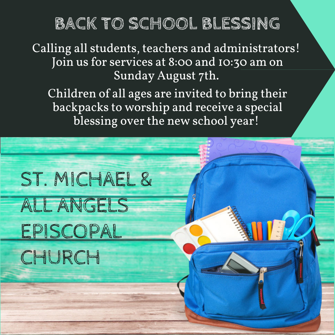 Backpack Blessings for Back-to-School