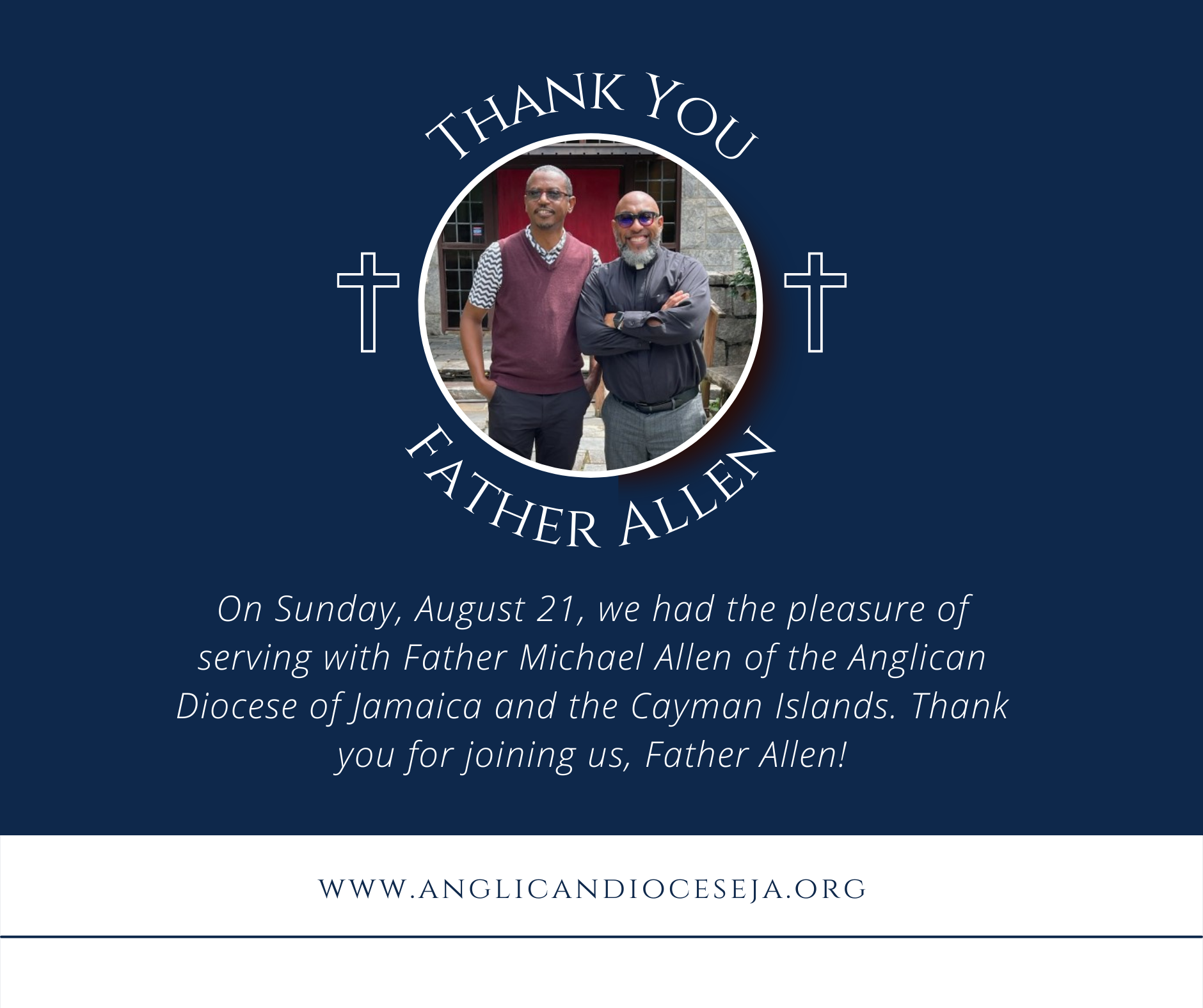 Joined by Father Allen