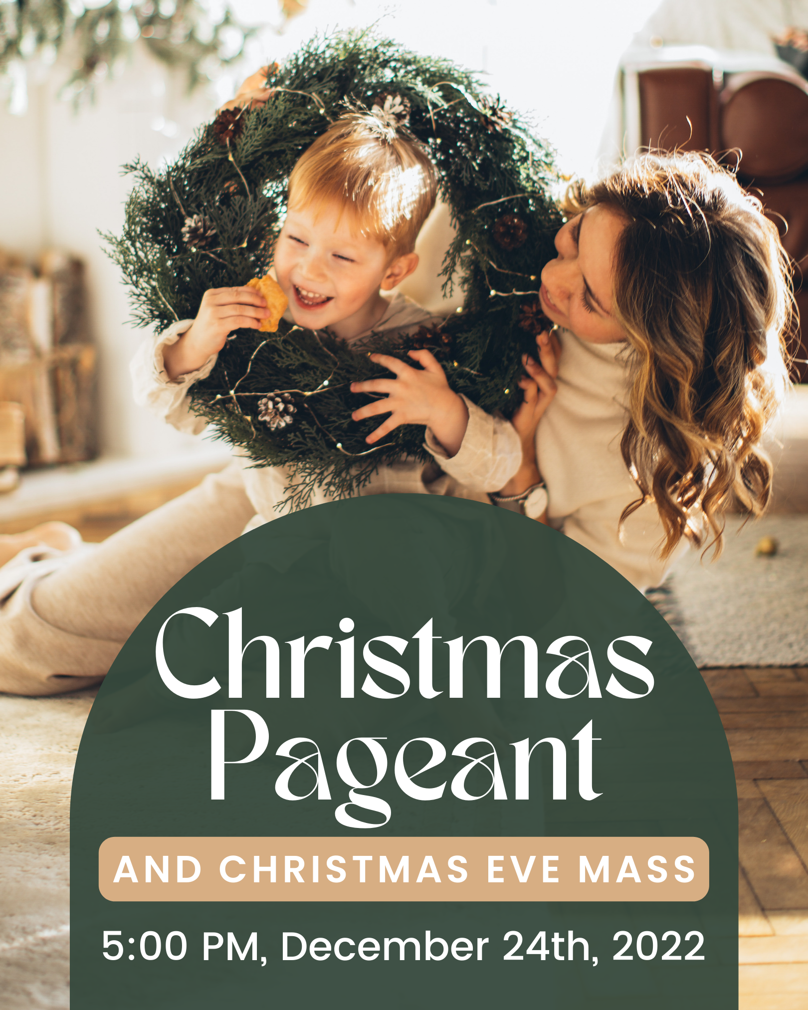 Christmas Eve service and Children's Pageant