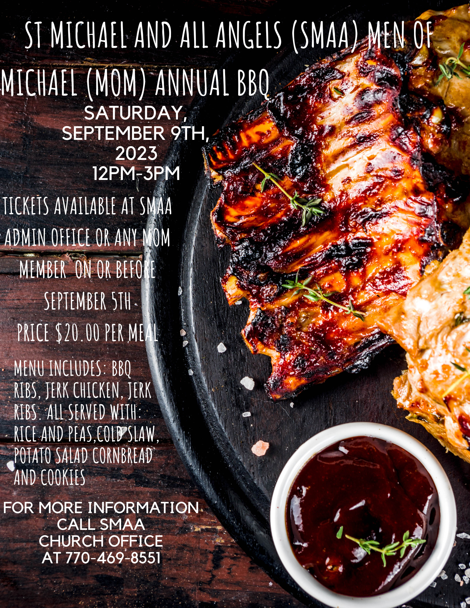 SMAA Men of Michael BBQ