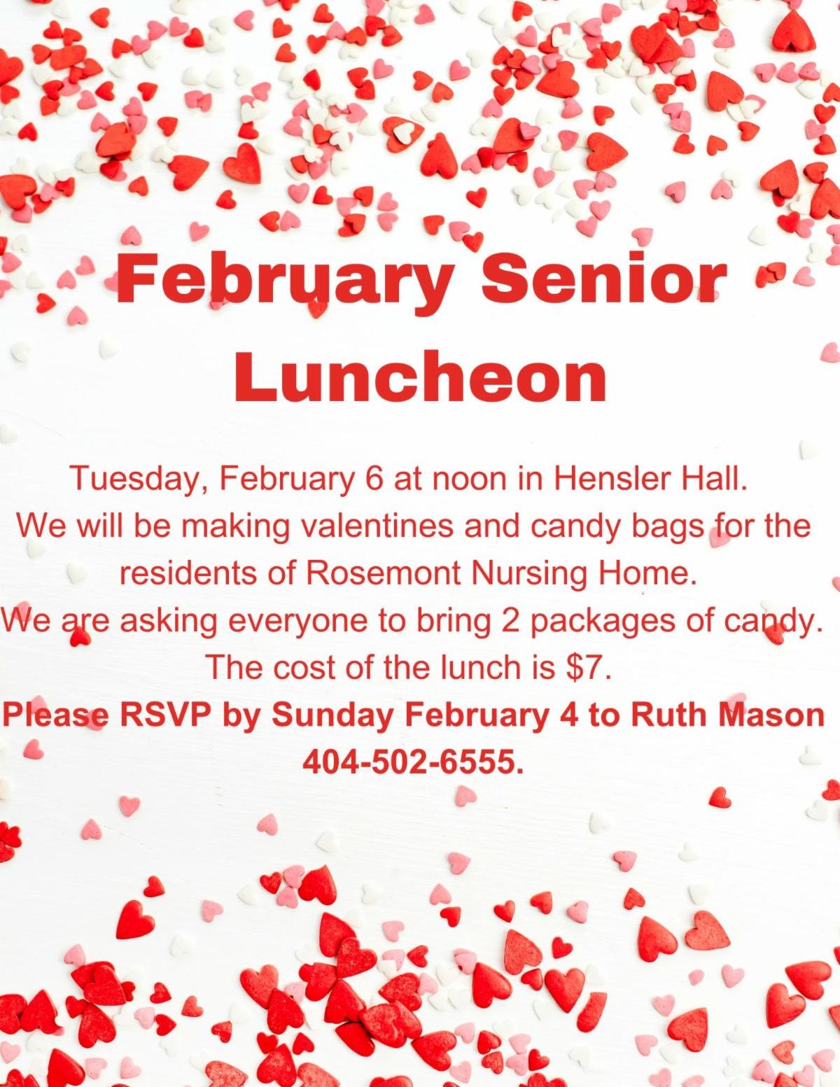 Senior Luncheon: How Sweet it is to be Loved by St. Michael's