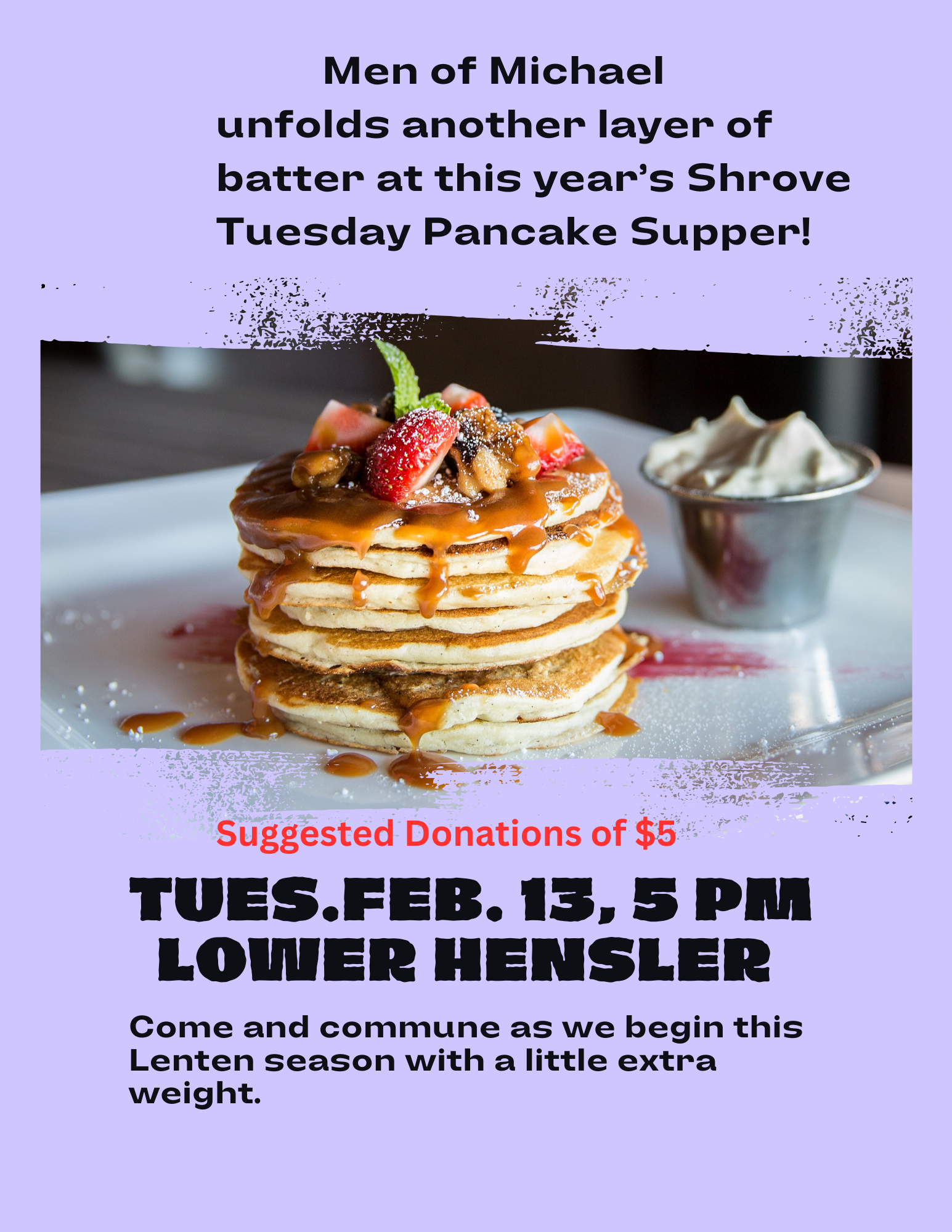 Shrove Tuesday Dinner