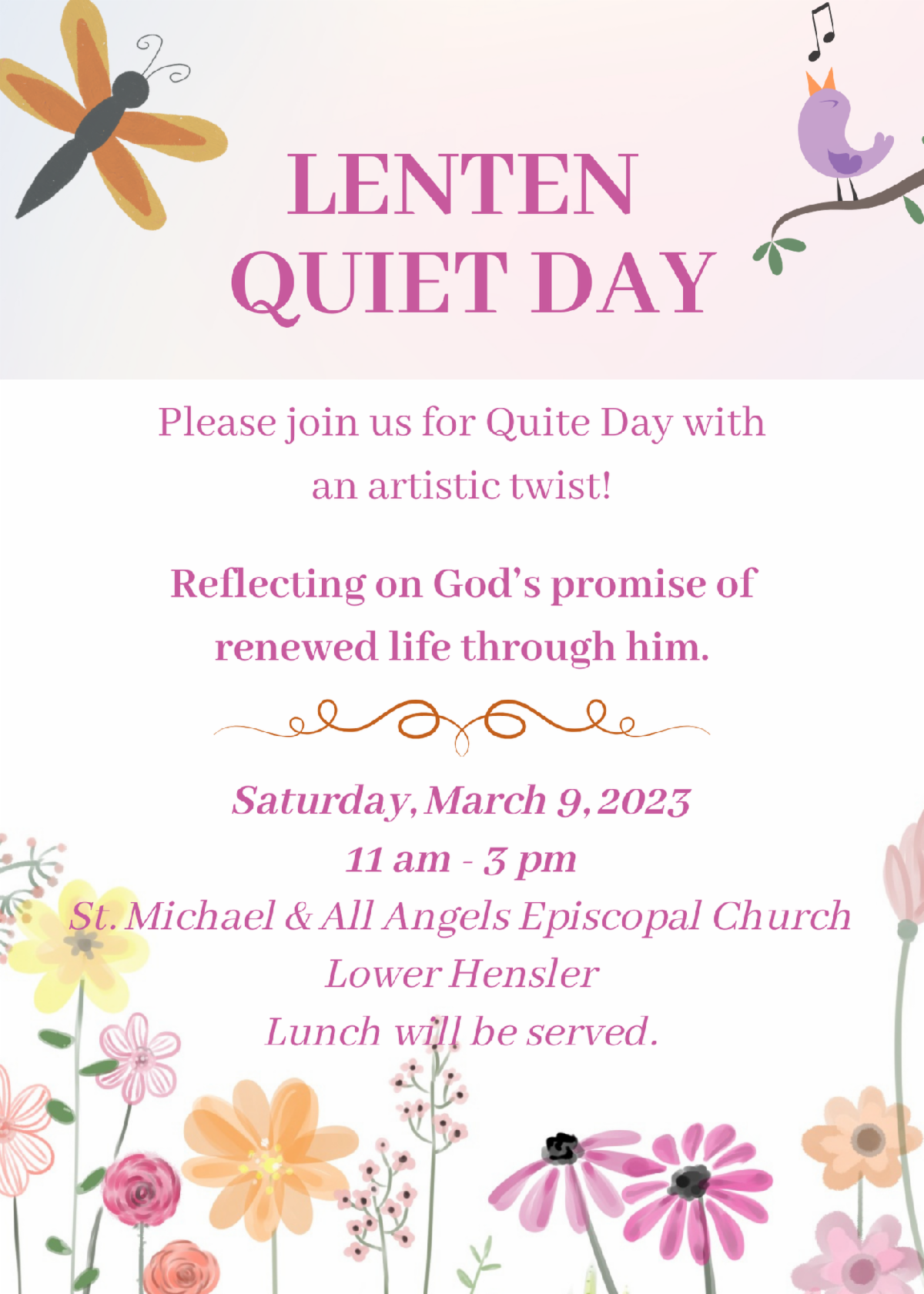 Lenten Quiet Day