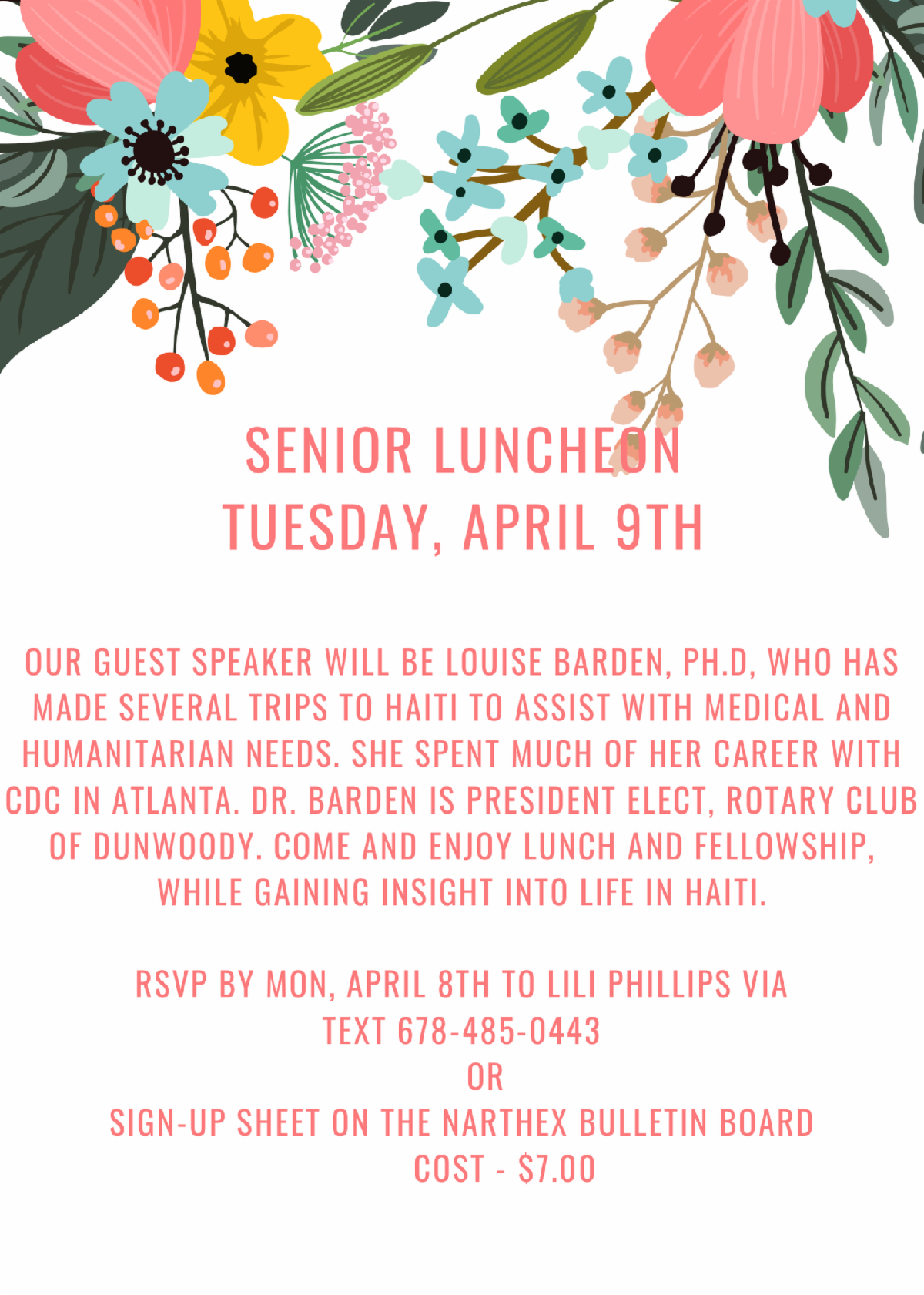 Senior Luncheon