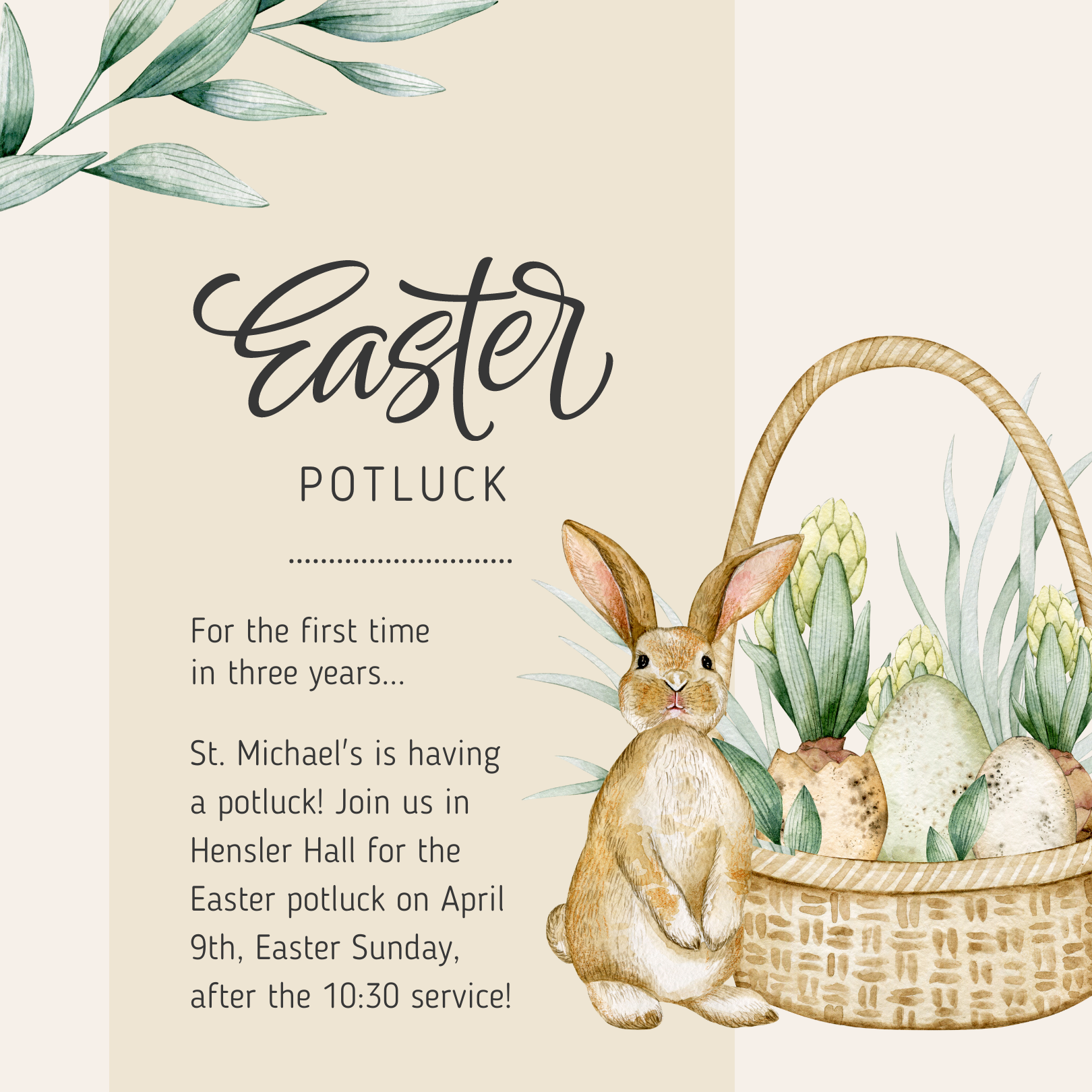 Easter Potluck