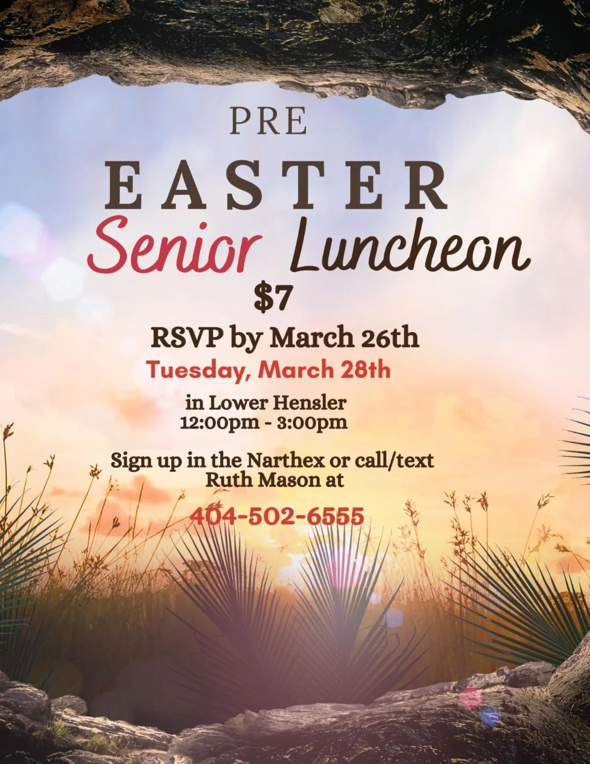 March Senior Luncheon
