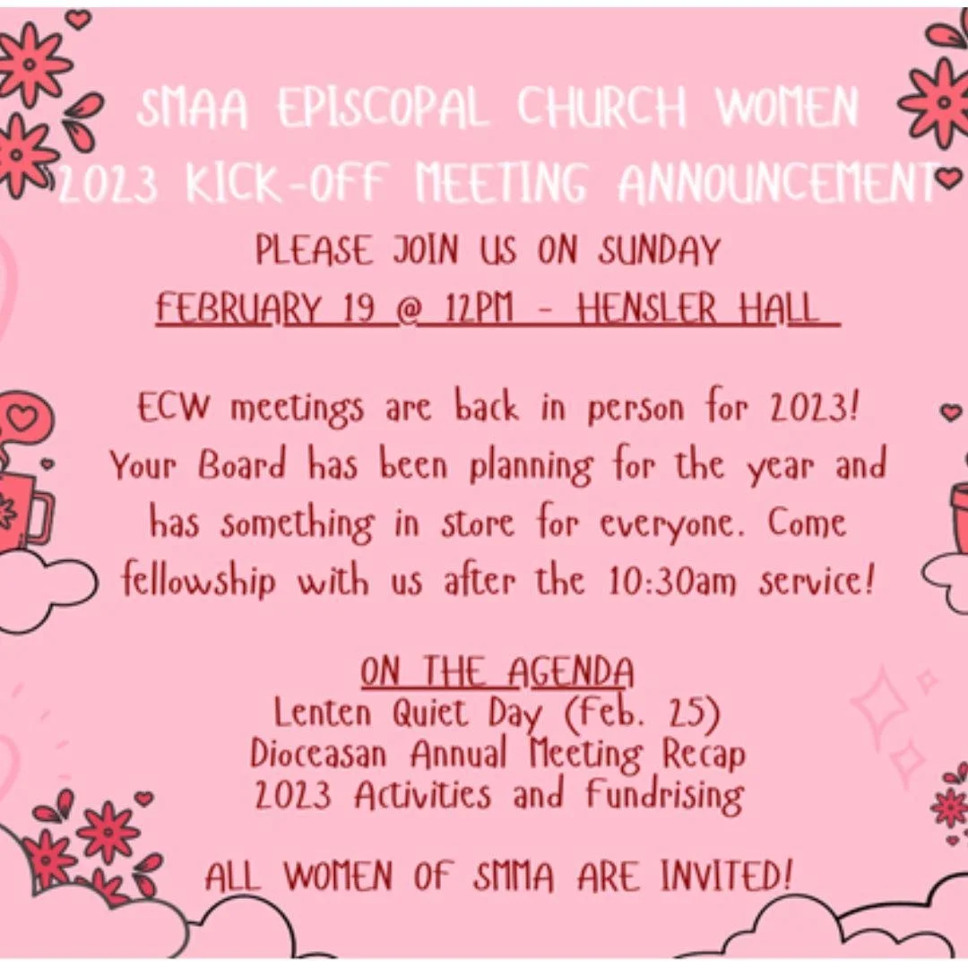 Episcopal Church Women 2023 Kickoff Meeting