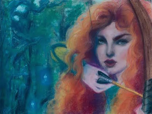 'Pastel Princess Merida' - $1000