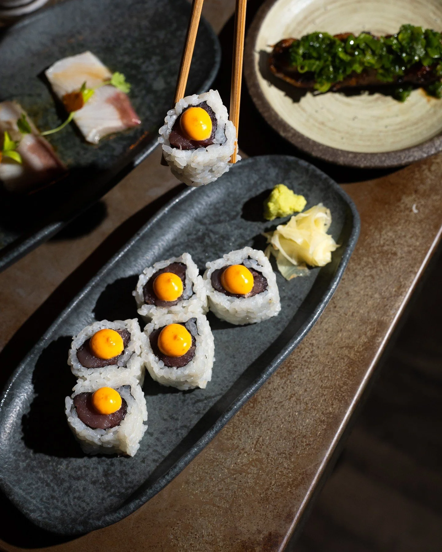 Tonight&rsquo;s plans: sushi and good company 🍣